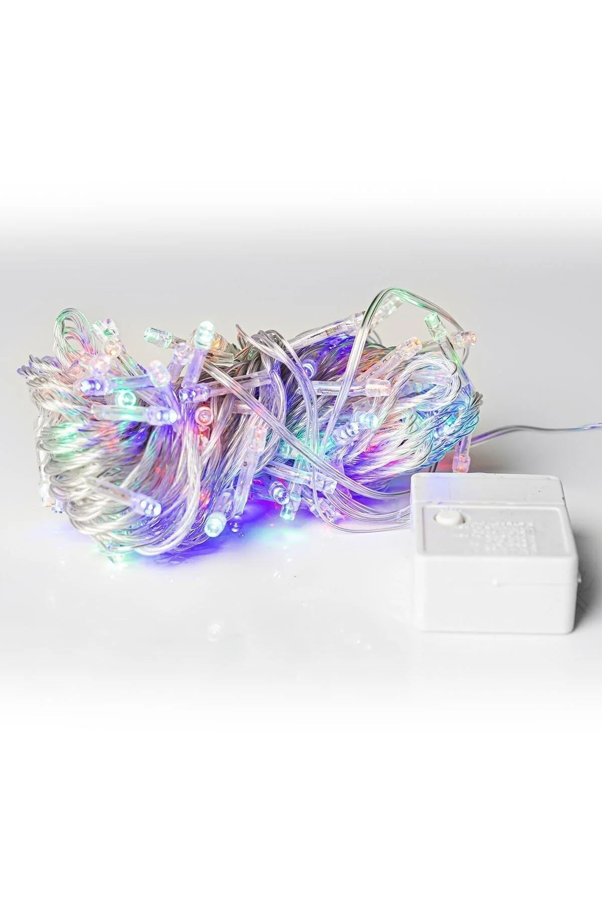 100 Ledli Yılbaşı Led Işık Süs 10 Metre Parti Led Işıkları Rgb - PEKSHOP Görsel 3