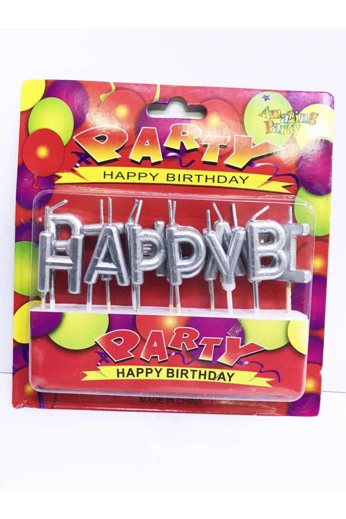 Happy Birthday Mum Gümüş Renk - Trend Avenue Görsel 3