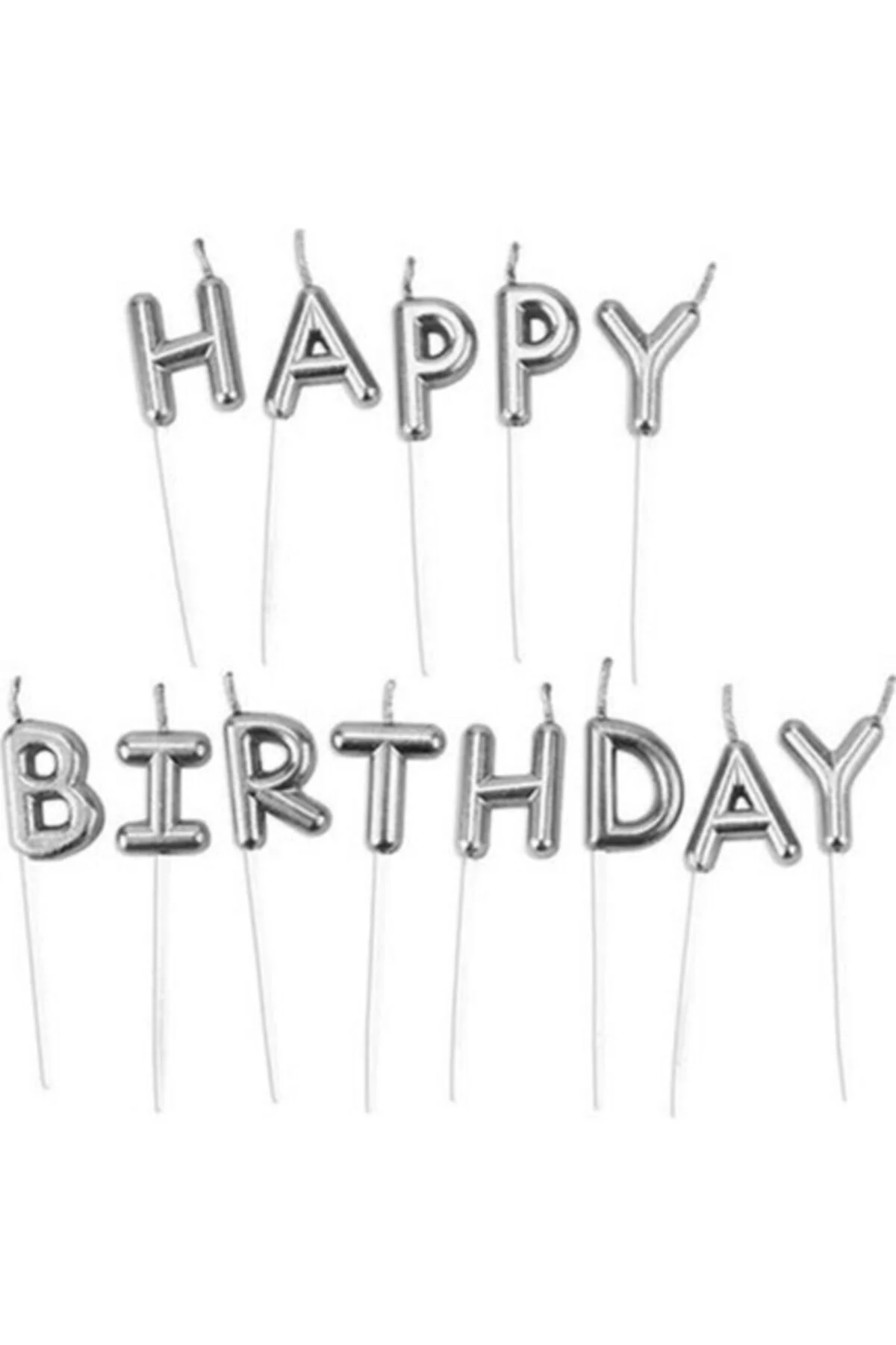 Happy Birthday Mum Gümüş Renk