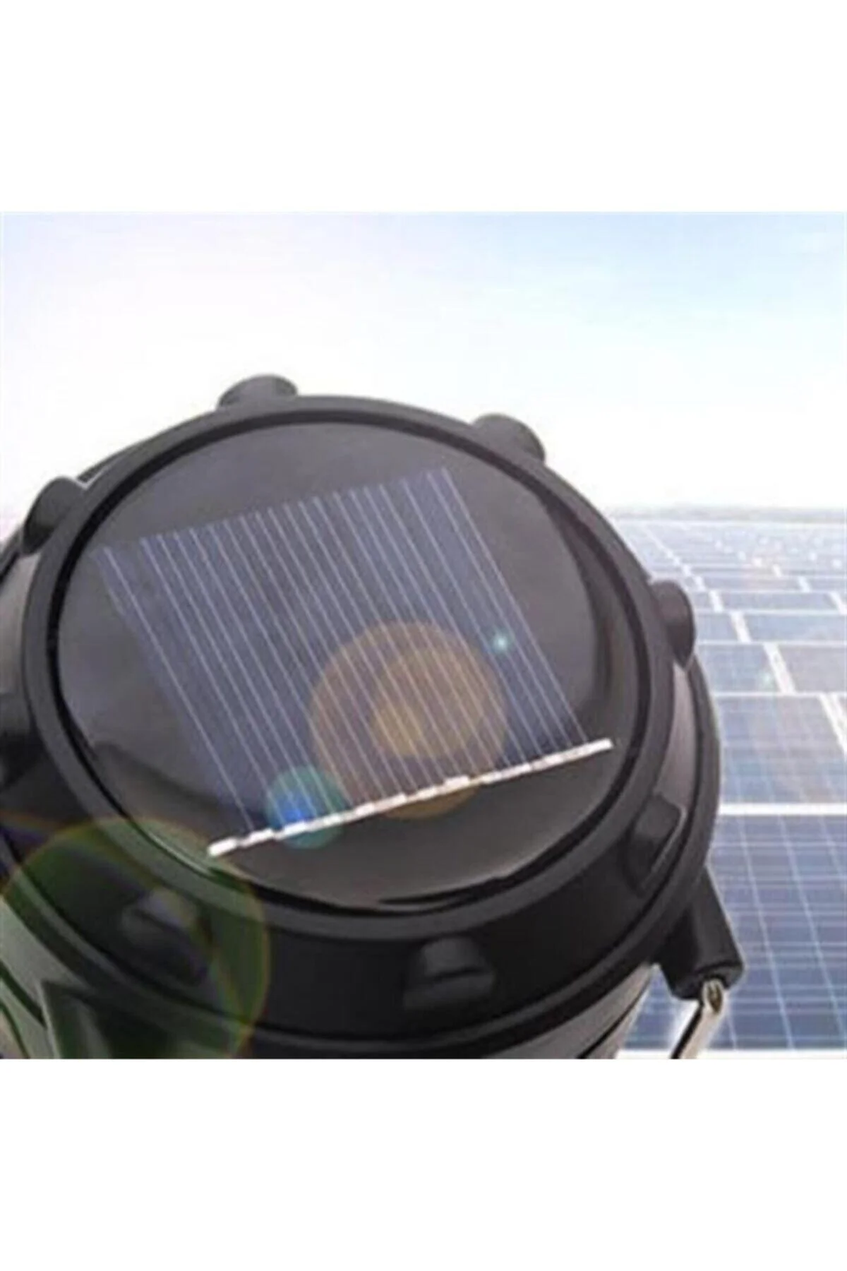 Avcı Feneri Kamp Lambası Solar Güneş Enerjili Kamp Çadır Feneri - rennway Görsel 2