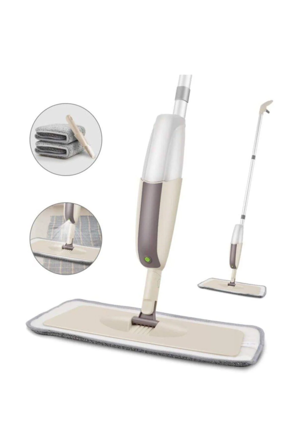 Fırsat Ayı Tablet Magic Flat Mop Yer Duvar Silme Microfiber Paspas