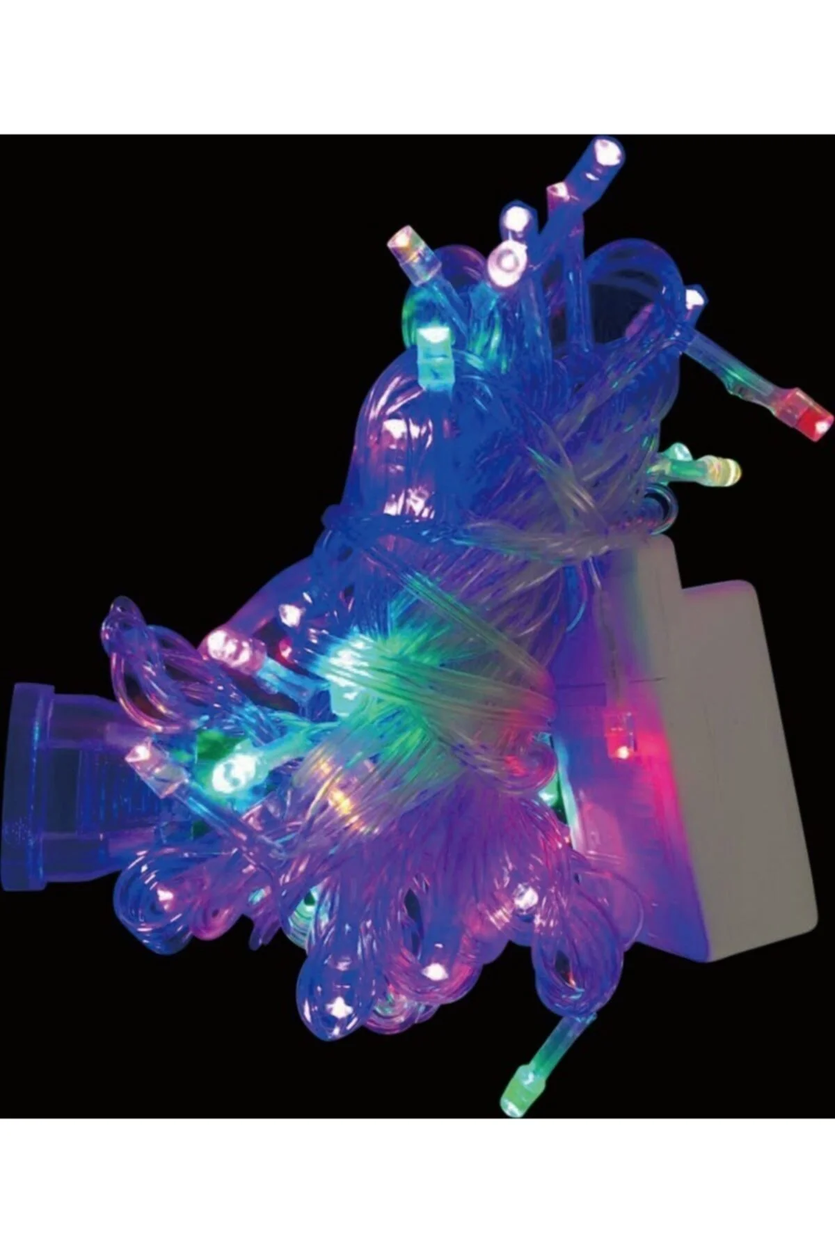 10mt Rgb 100 Led Fişli Noel Parti Yılbaşı Ağaç Dekoratif Aydınlatma Lambası Animasyonlu Süsleme