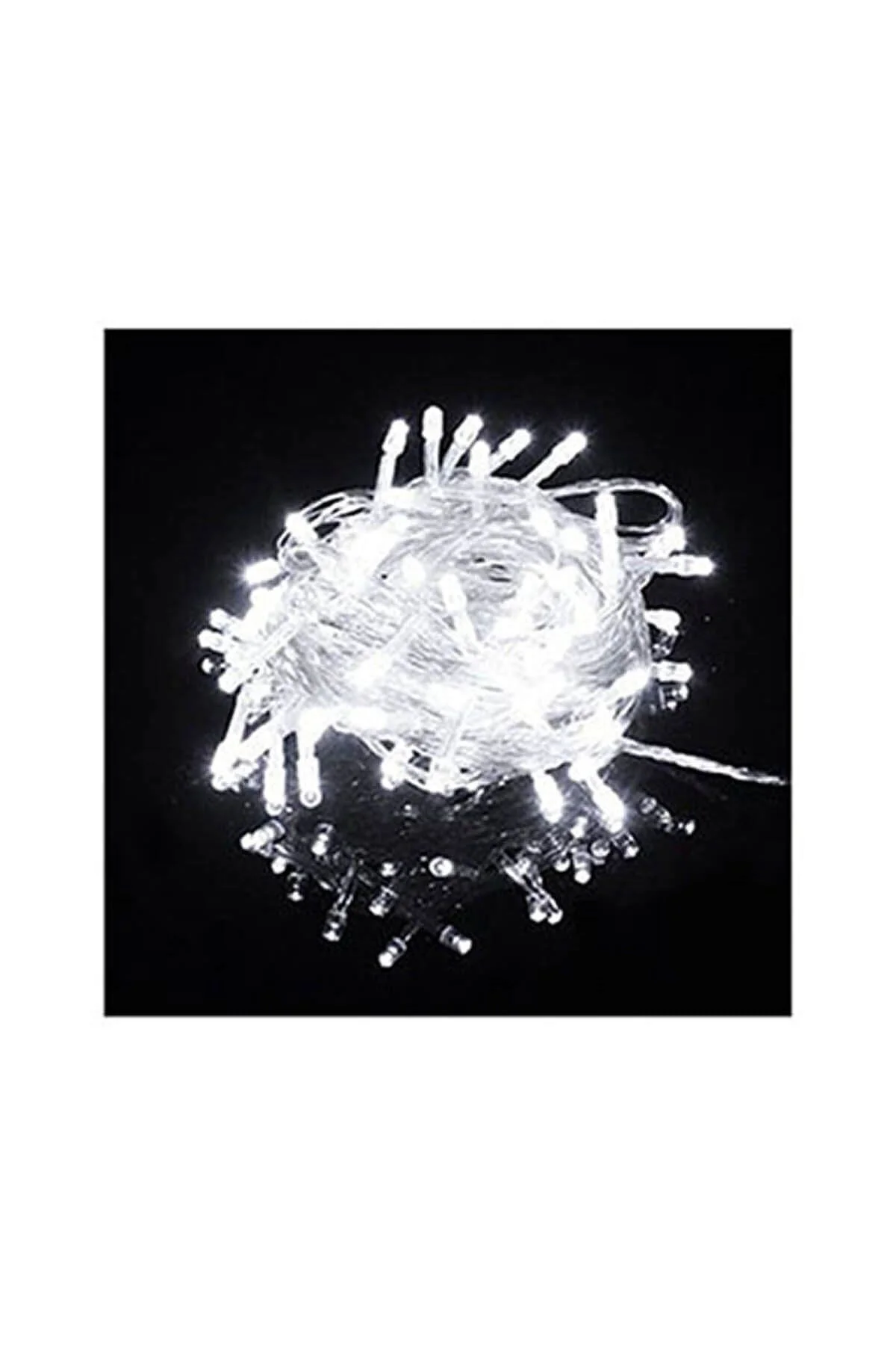 10 mt Rgb 100 Led Fişli Noel Parti Yılbaşı Ağaç Dekoratif Aydınlatma Lambası Animasyonlu Süsleme