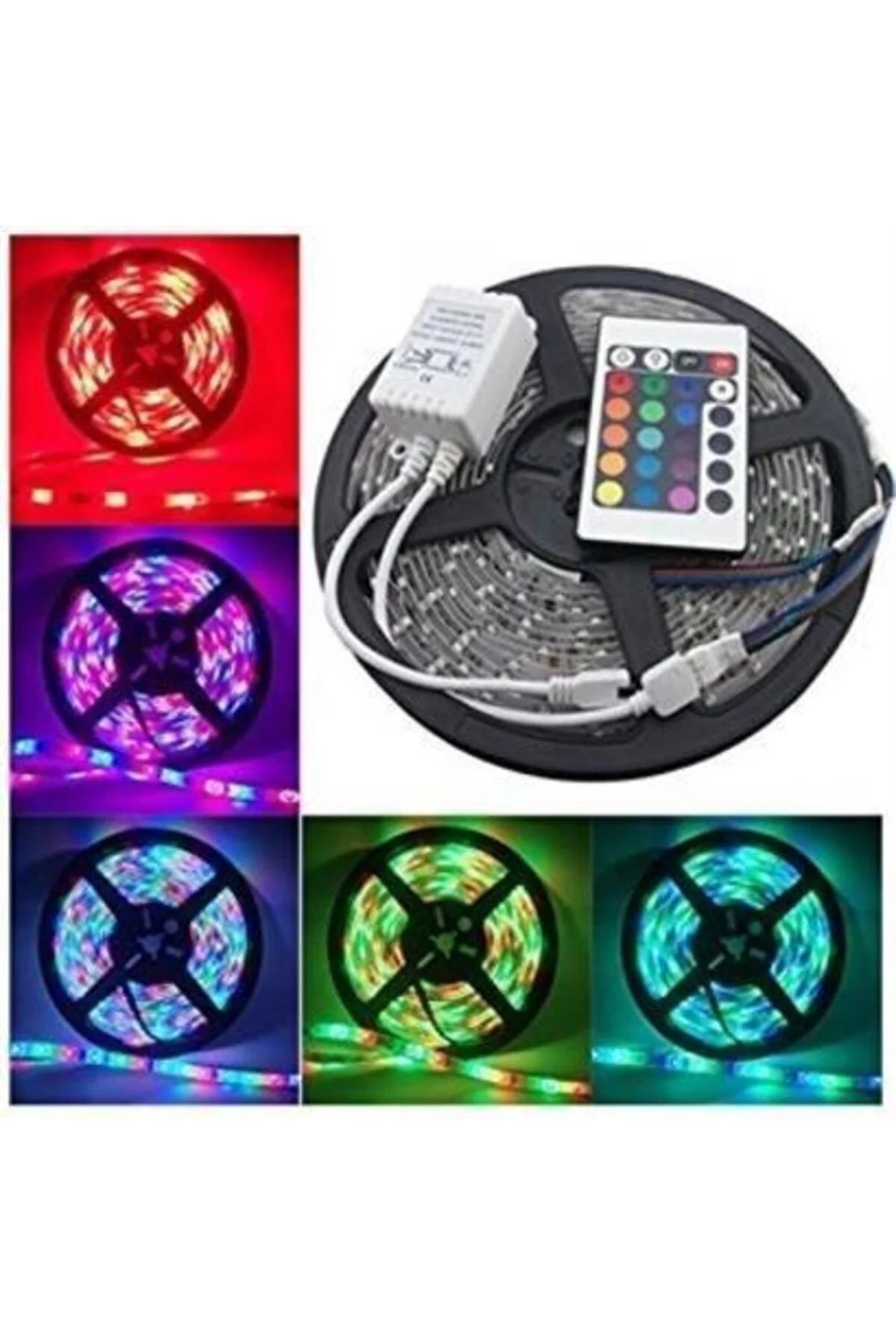 Buffer® 5 Mt 20 Fonksiyonlu Uzaktan Kumandalı Rgb Gaming Led Şerit Işık - HomeCare Görsel 3