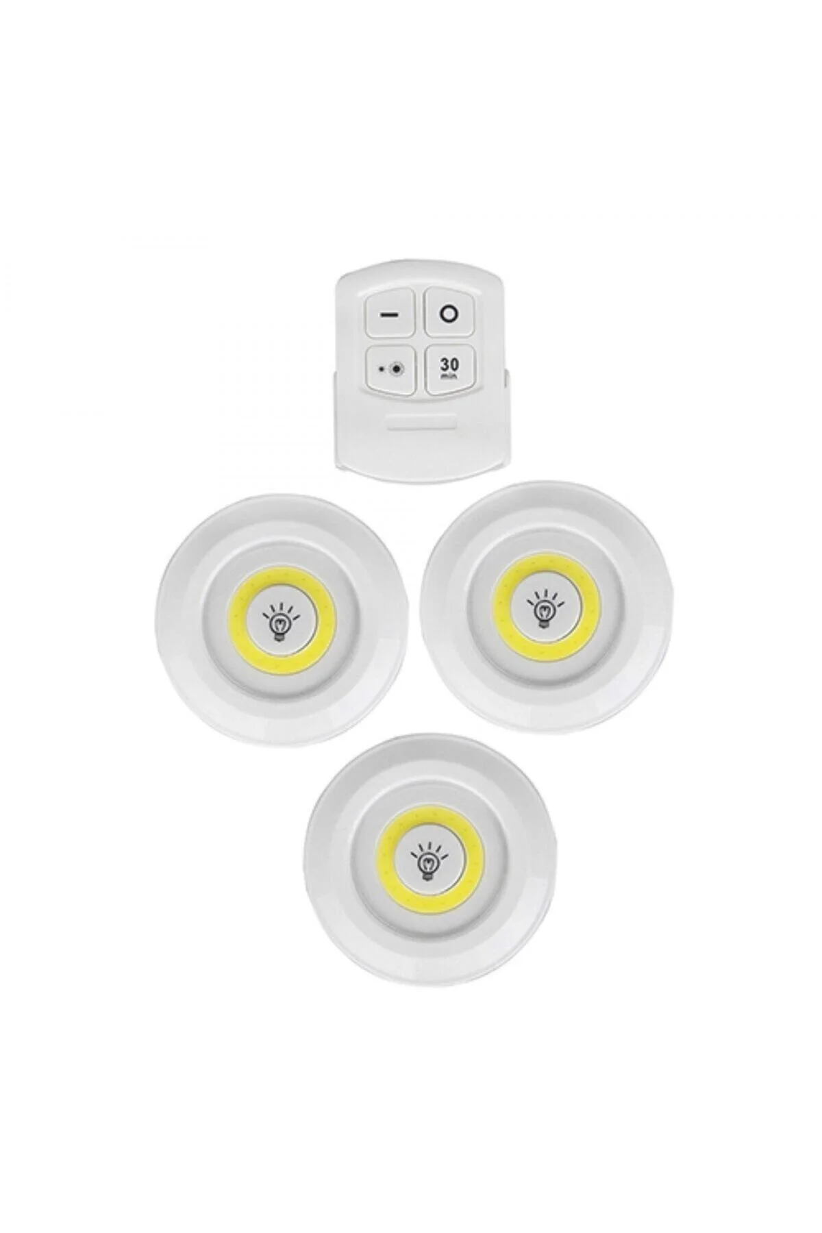 Watton Wt-364 Uzaktan Kumandalı Yapışkanlı Led Spot Lamba - PEKSHOP Görsel 3