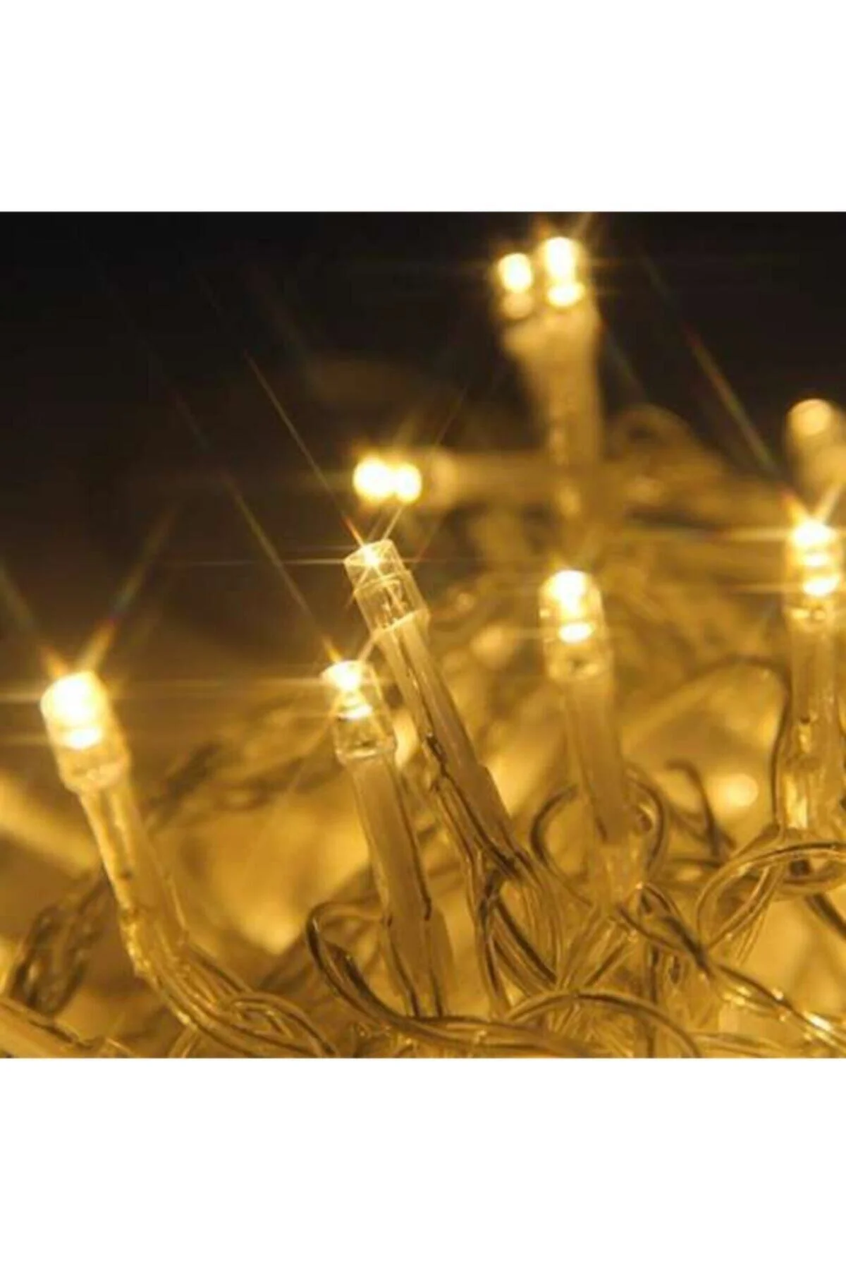 10 Metre 100 Ledli Dekoratif Günışığı Peri Led 8 Mod Yılbaşı Ağacı Süsü ( 220v ) - PEKSHOP Görsel 3