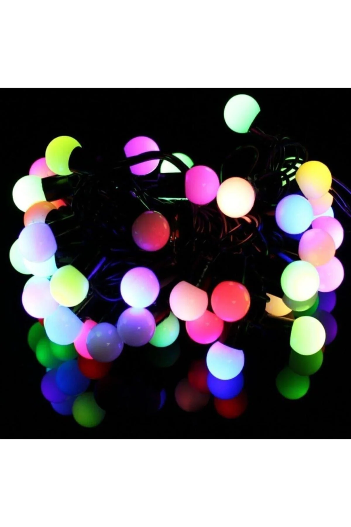 Yılbaşı Çam Ağaç Süsü Işığı Rgb Led Şerit Dekor Lambası Işık Topu