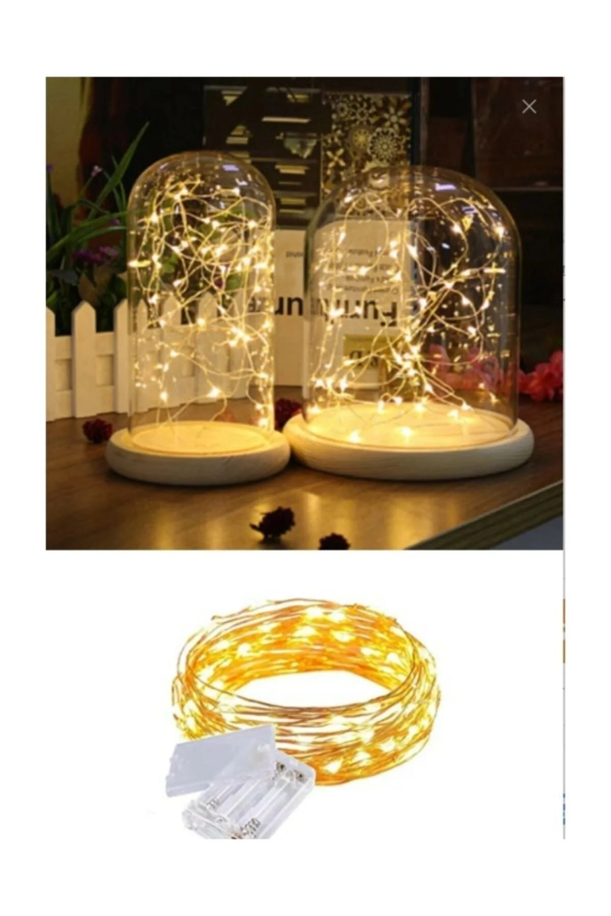 5 Metre Peri Led Çok Amaçlı Yılbaşı Parti Dekoratif Aydınlatma - Gün Işığı - PEKSHOP Görsel 5