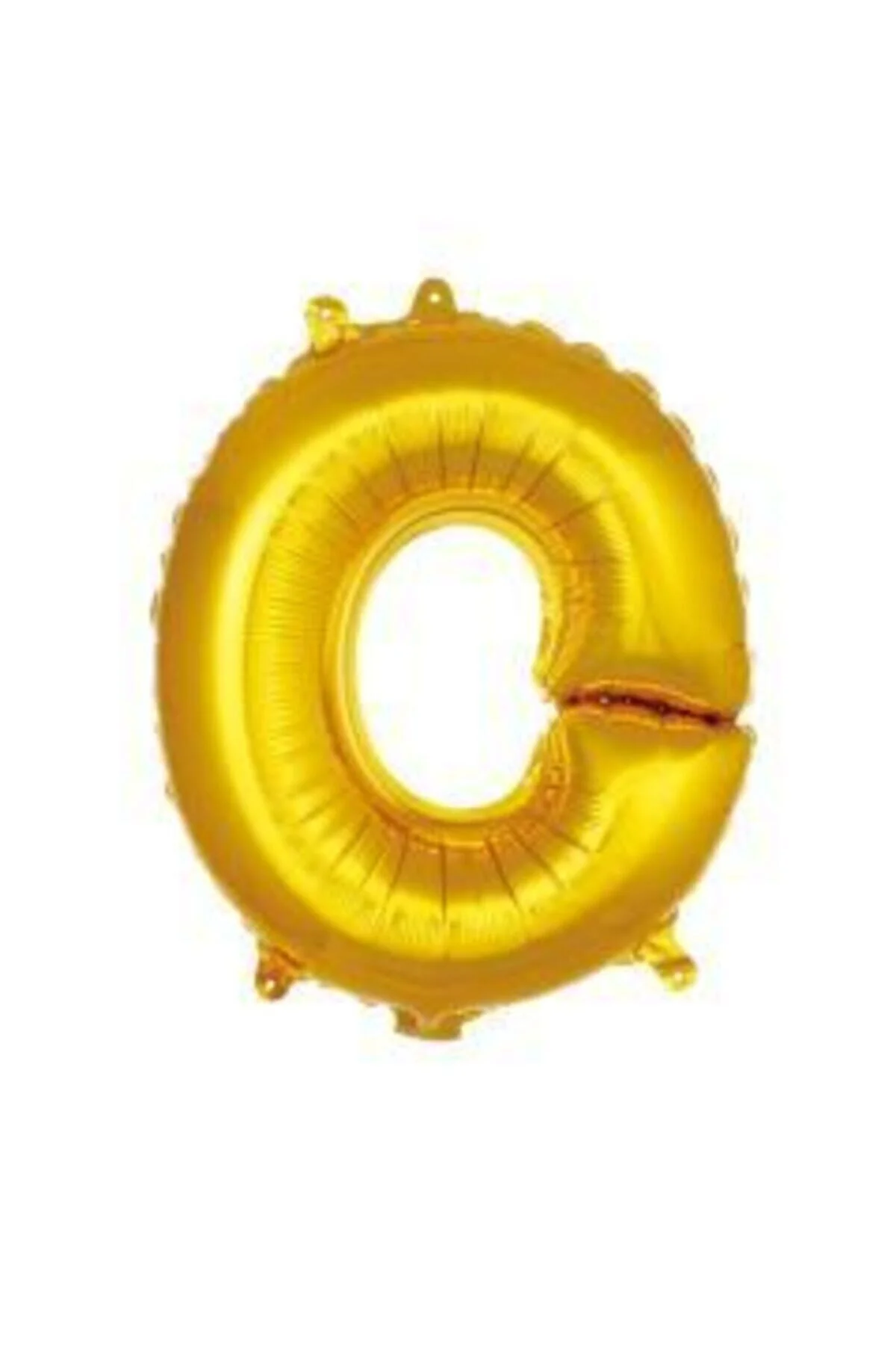 16 Inç 35 Cm Altın Folyo Harf Balon O