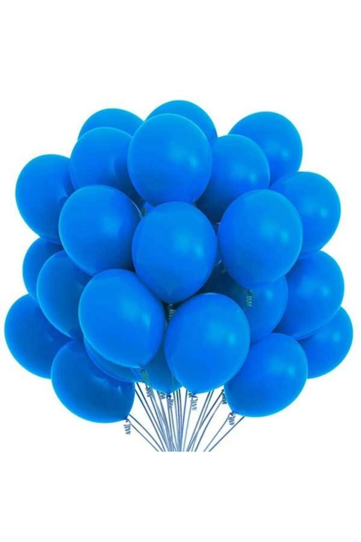 12 Inç Standart Boy Pastel Balon 50 Adet Lacivert