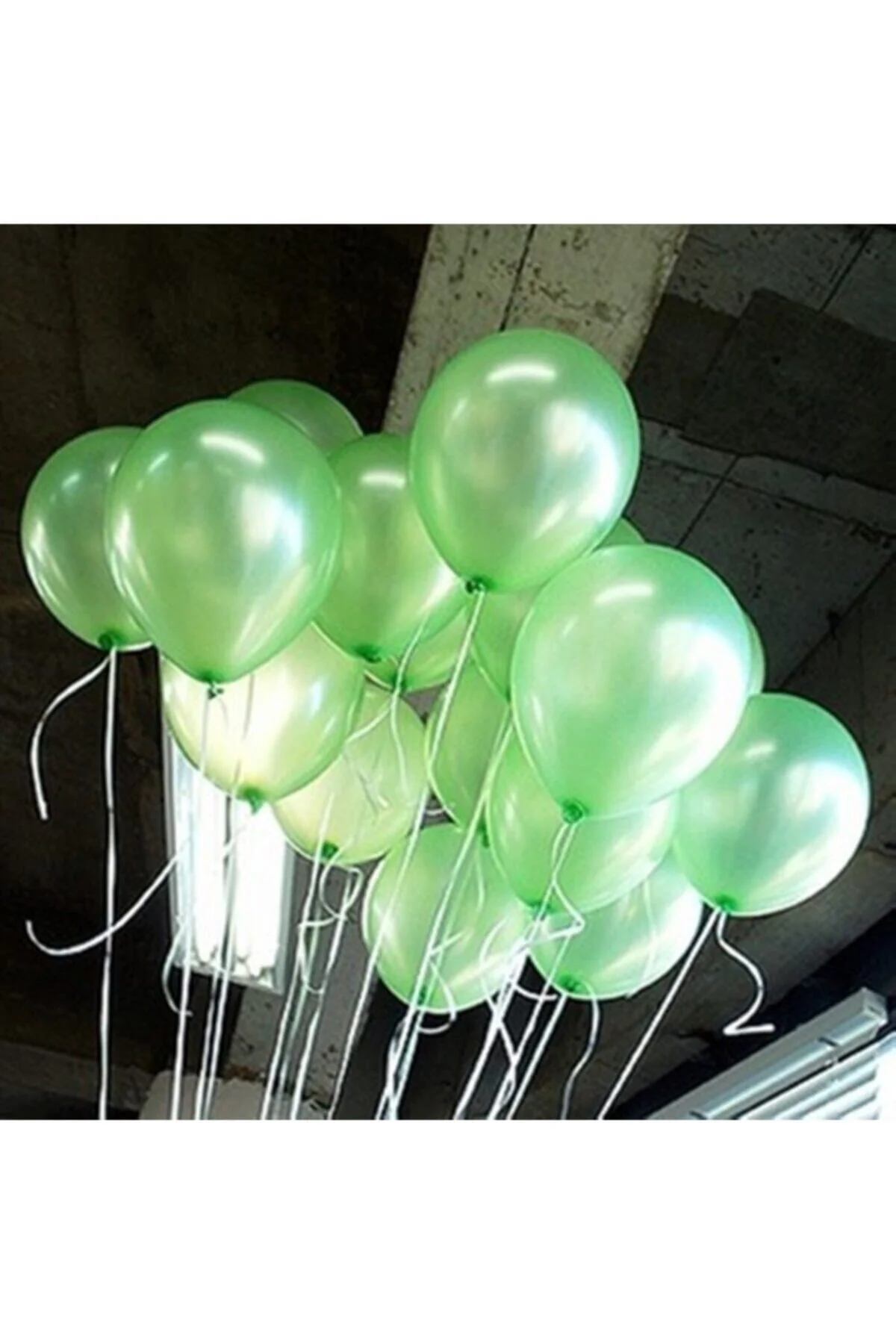 12 Inç Standart Boy Pastel Balon 10 Adet Açık Yeşil