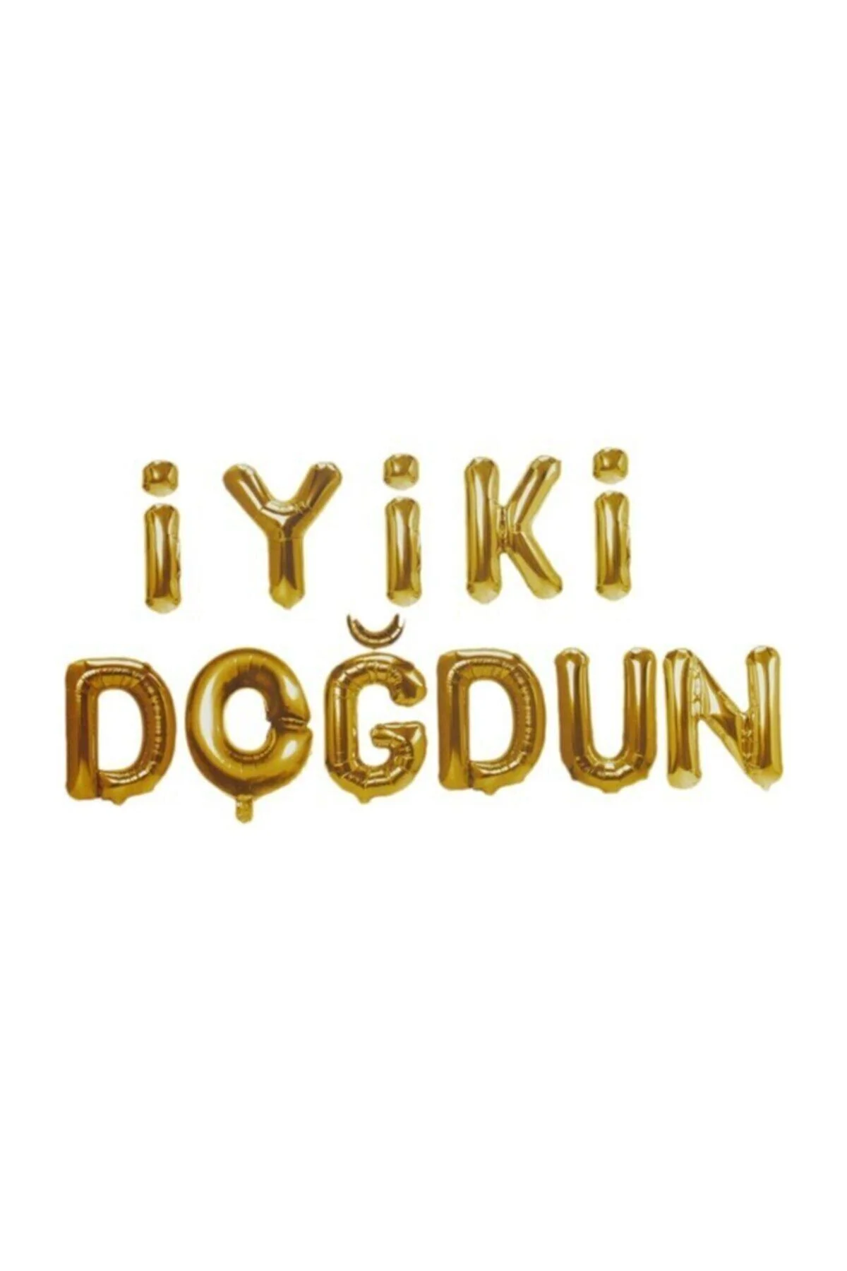 Iyiki Doğdun Folyo Balon Altın