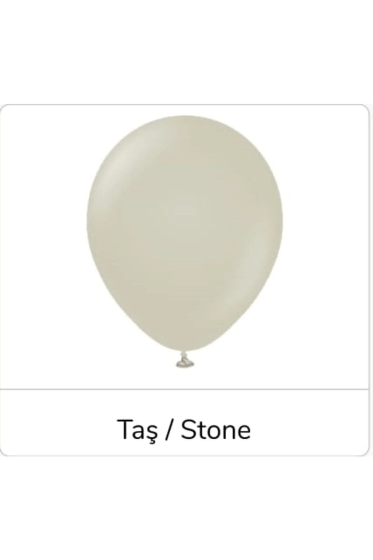 12" Retro Balon Taş Rengi 20 Adet