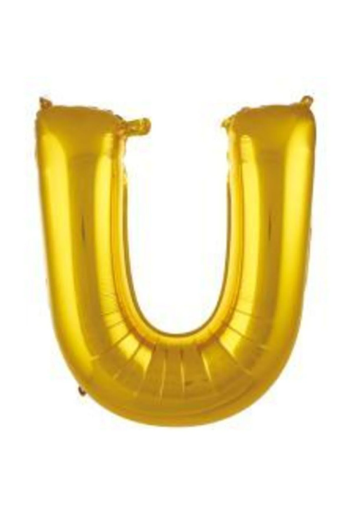 34 Inç 76 Cm Altın Folyo Harf Balon U