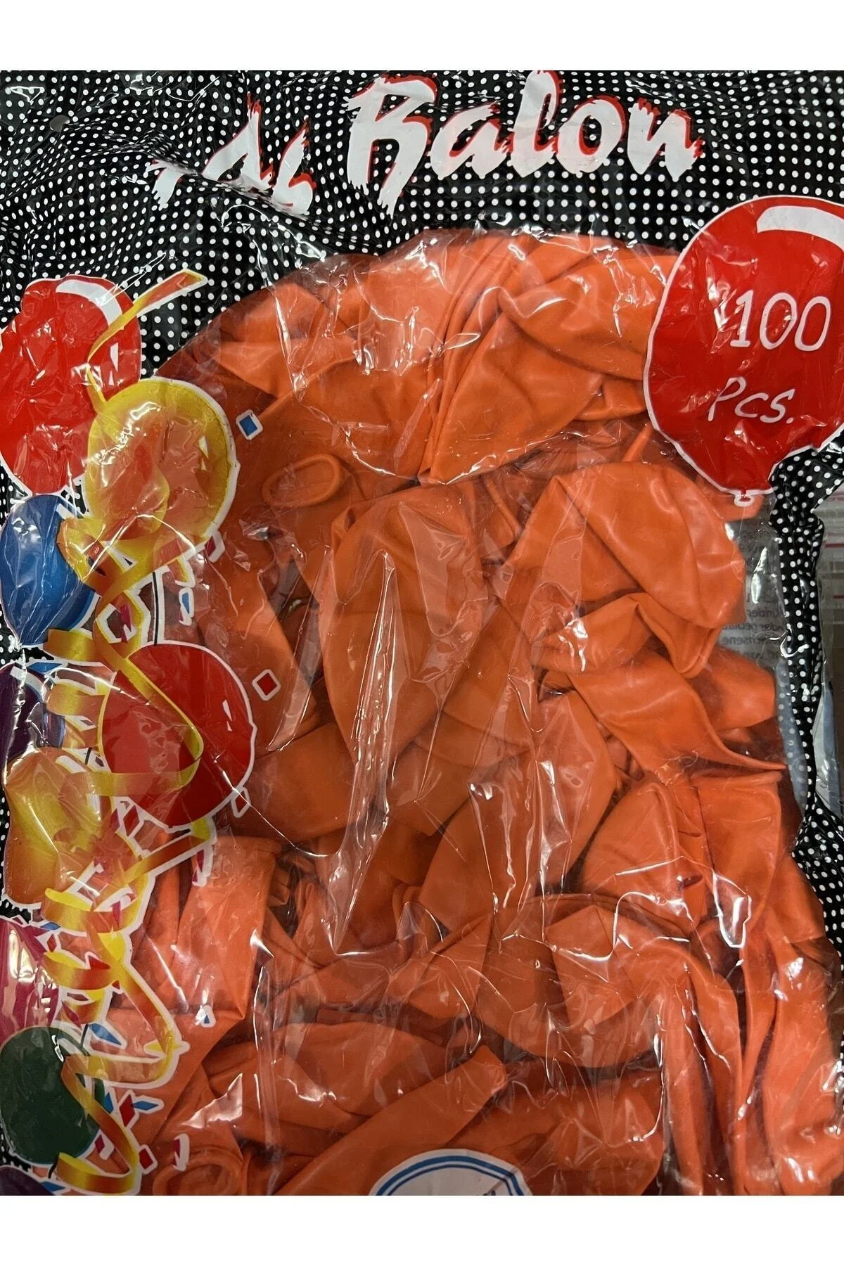 12 Inç Standart Boy Pastel Balon Turuncu 100 Adet