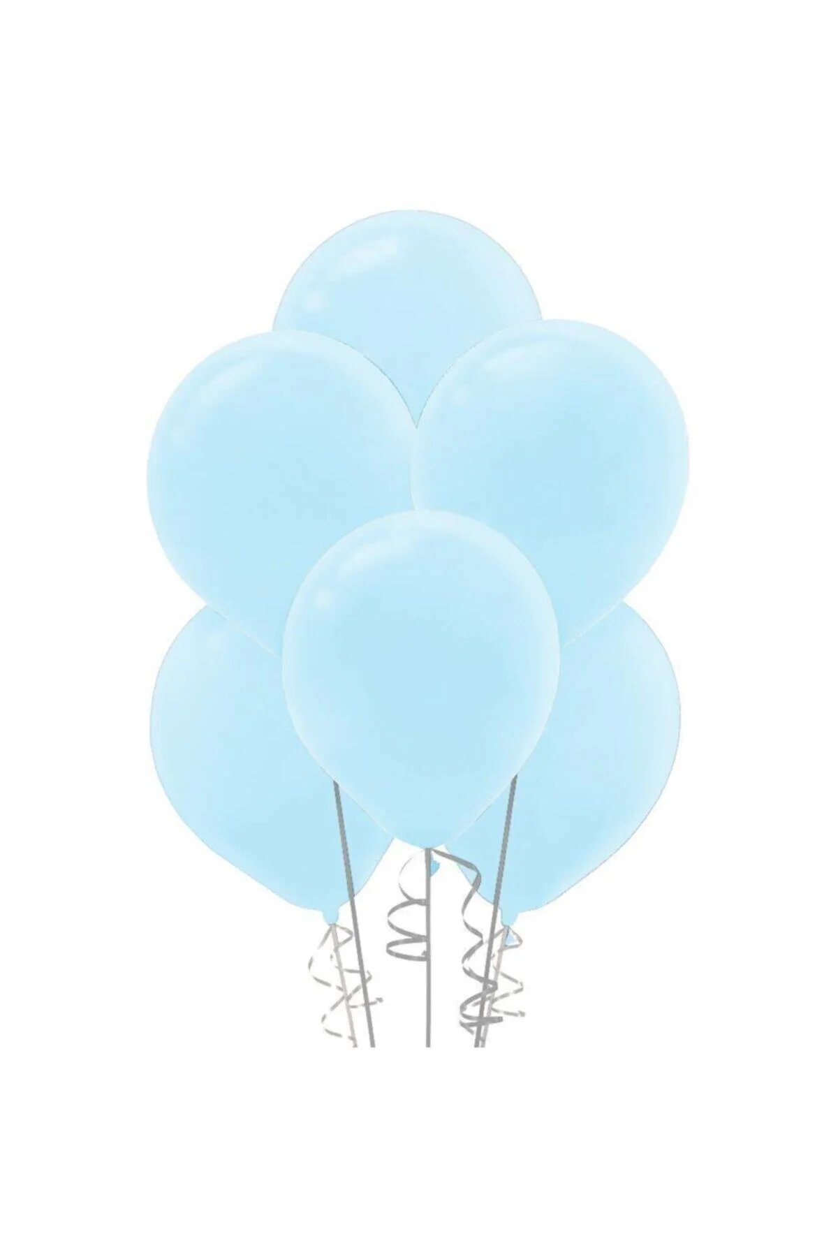 12 Inç Standart Boy Pastel Balon Açık Mavi 100 Adet