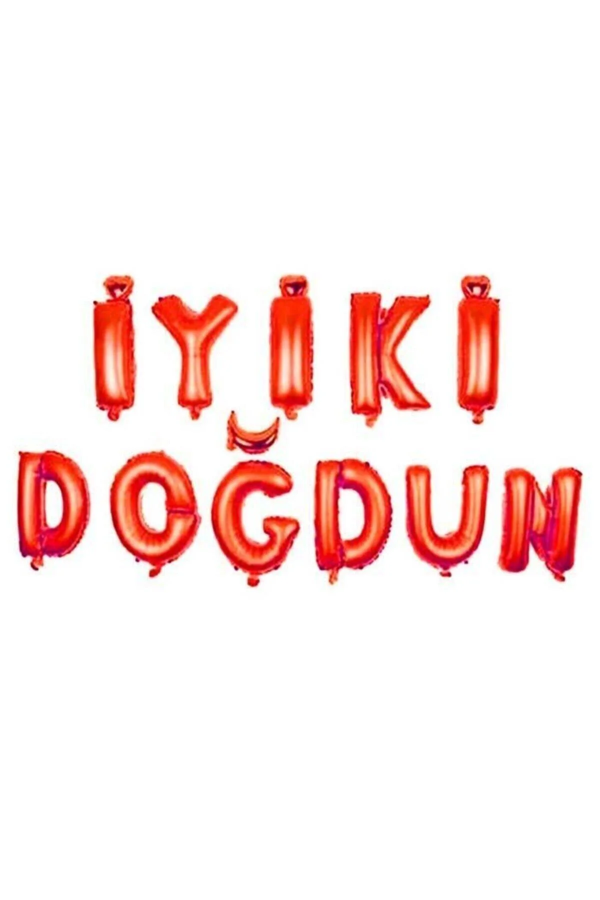 Iyiki Doğdun Folyo Balon Set Kırmızı
