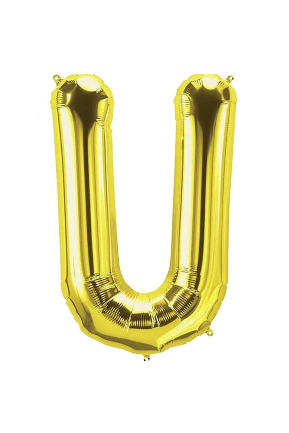 U Harf Folyo Gold Renk Balon Küçük 35 Cm