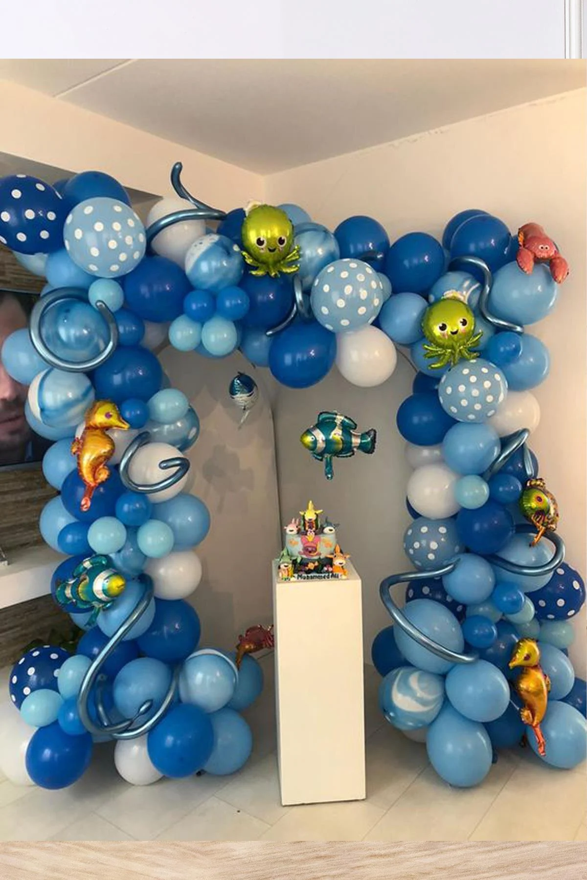 Okyanus Deniz Canlıları 6 lı Mini Folyo Balon Seti - PEKSHOP Görsel 2