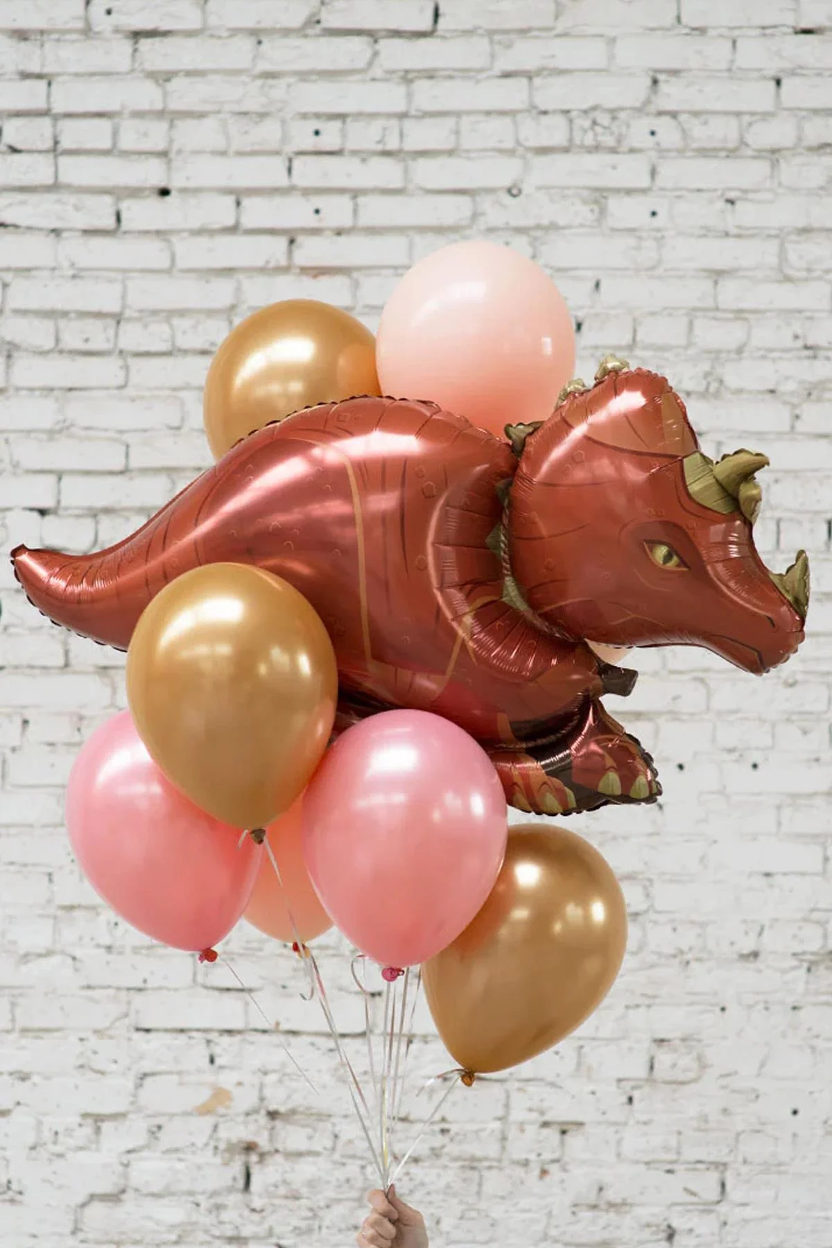 Dinozor Folyo Balon Triceratops Dinazor Balon Doğum Günü Balonu 110cm - PEKSHOP Görsel 5