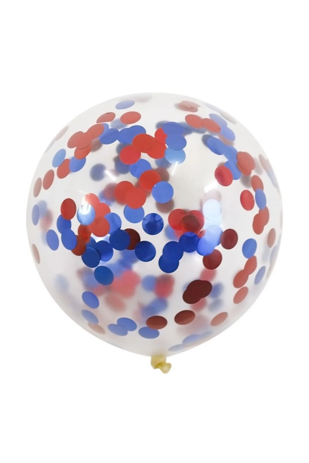 Pazarız Konfetili Balon Pullu Şeffaf Balon Seti 30 Adet - pazariz Görsel 7