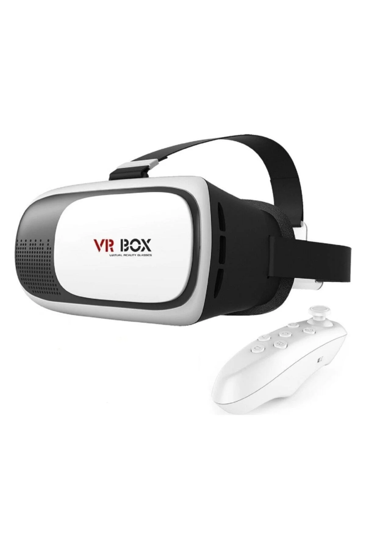 Beyaz 3.2 3d Sanal Gerçeklik Gözlüğü ve Bluetooth Kumanda - VR BOX Görsel 2