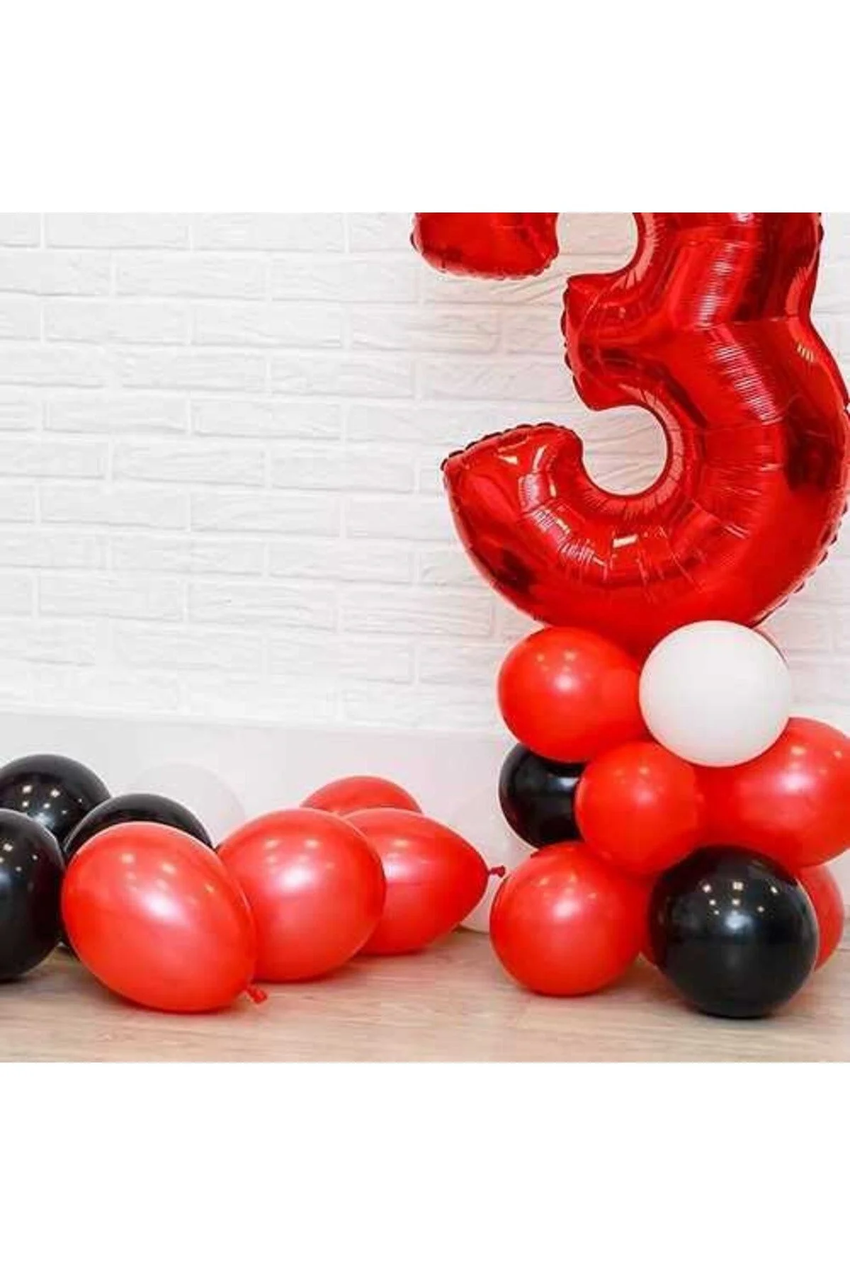 Kırmızı Balon Metalik 100 Adet - Partioutlet Görsel 4