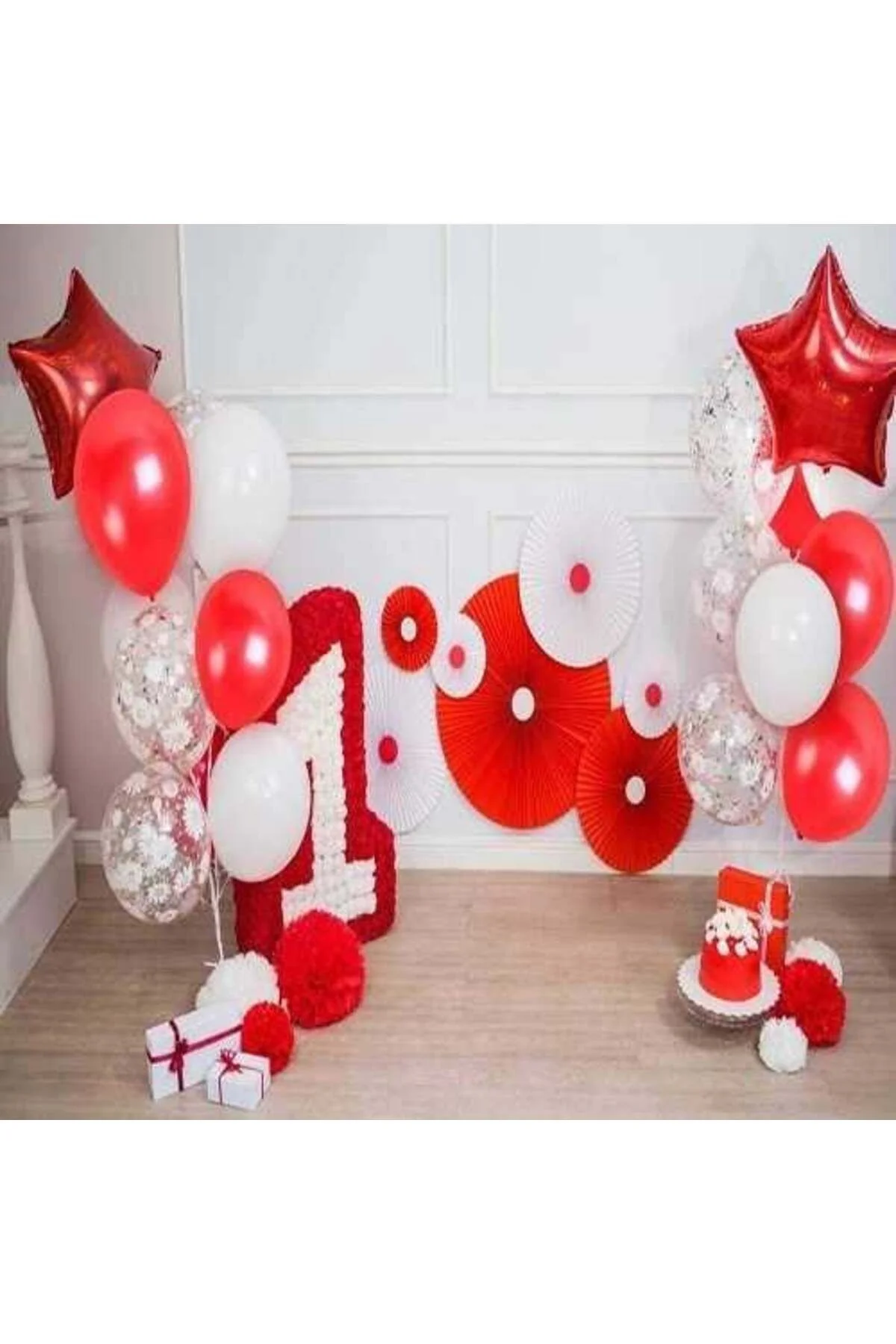 Kırmızı Balon Metalik 100 Adet - Partioutlet Görsel 5