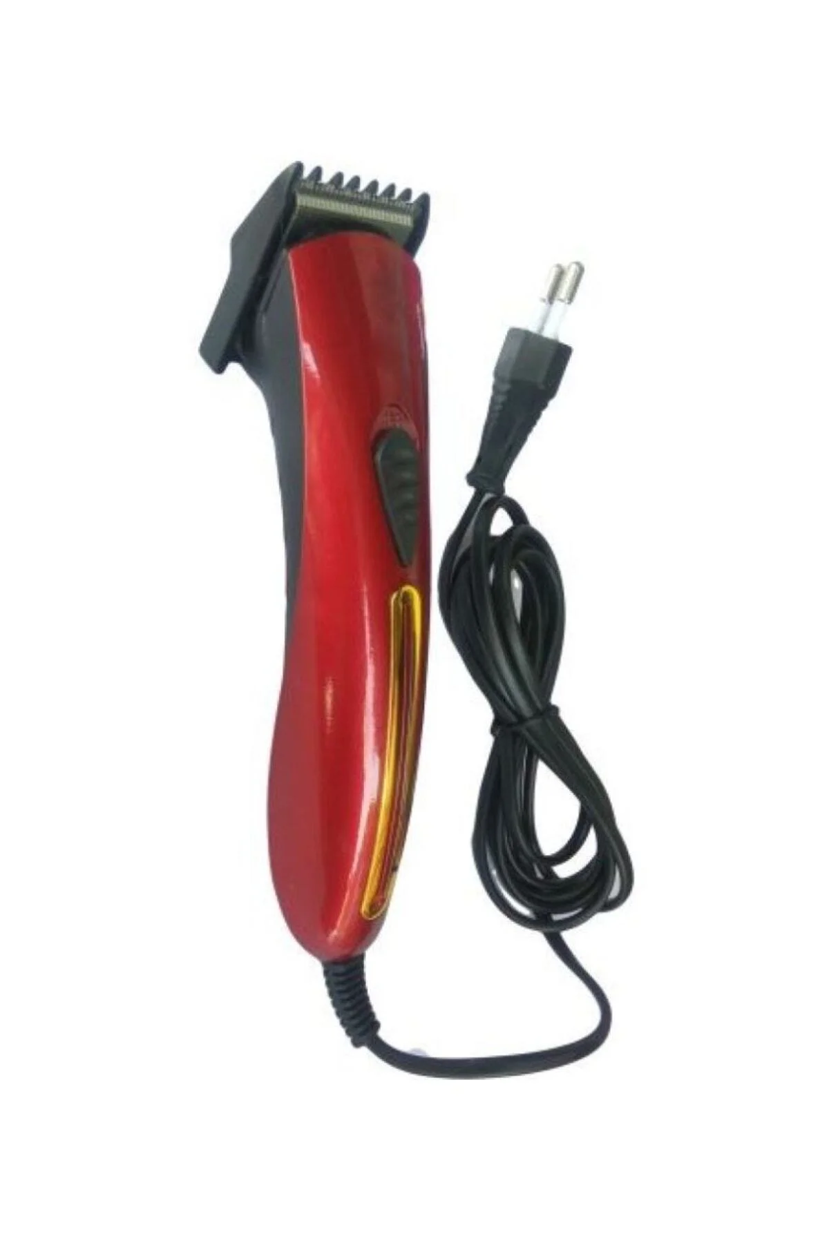 Saç Kesme Tıraş Makinesi, Elektrikli Saç Tıraş Makinesi Şarjlı Değildir Kırmızı - pazariz Görsel 7