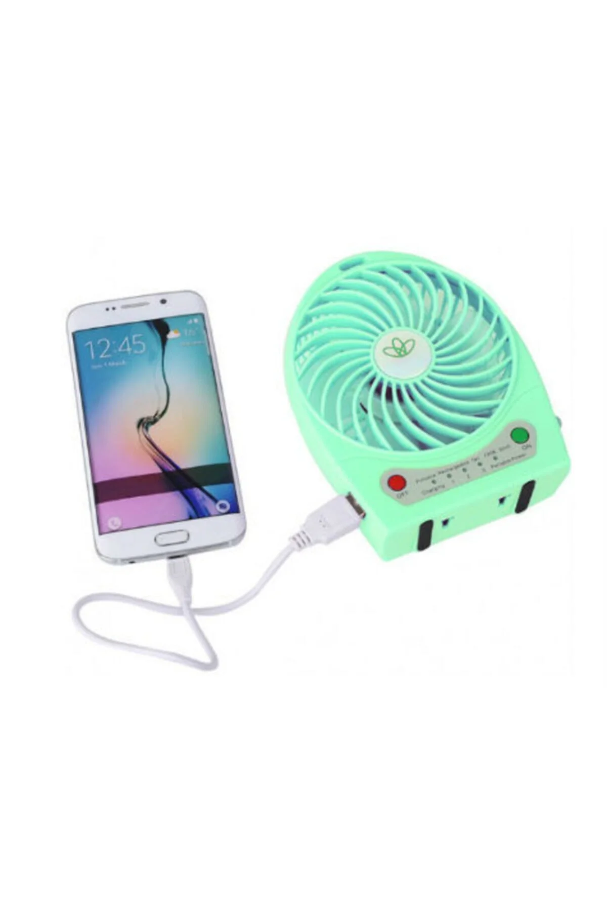 Şarjlı Taşınabilir Mini Fan - Vantilatör - rennway Görsel 2