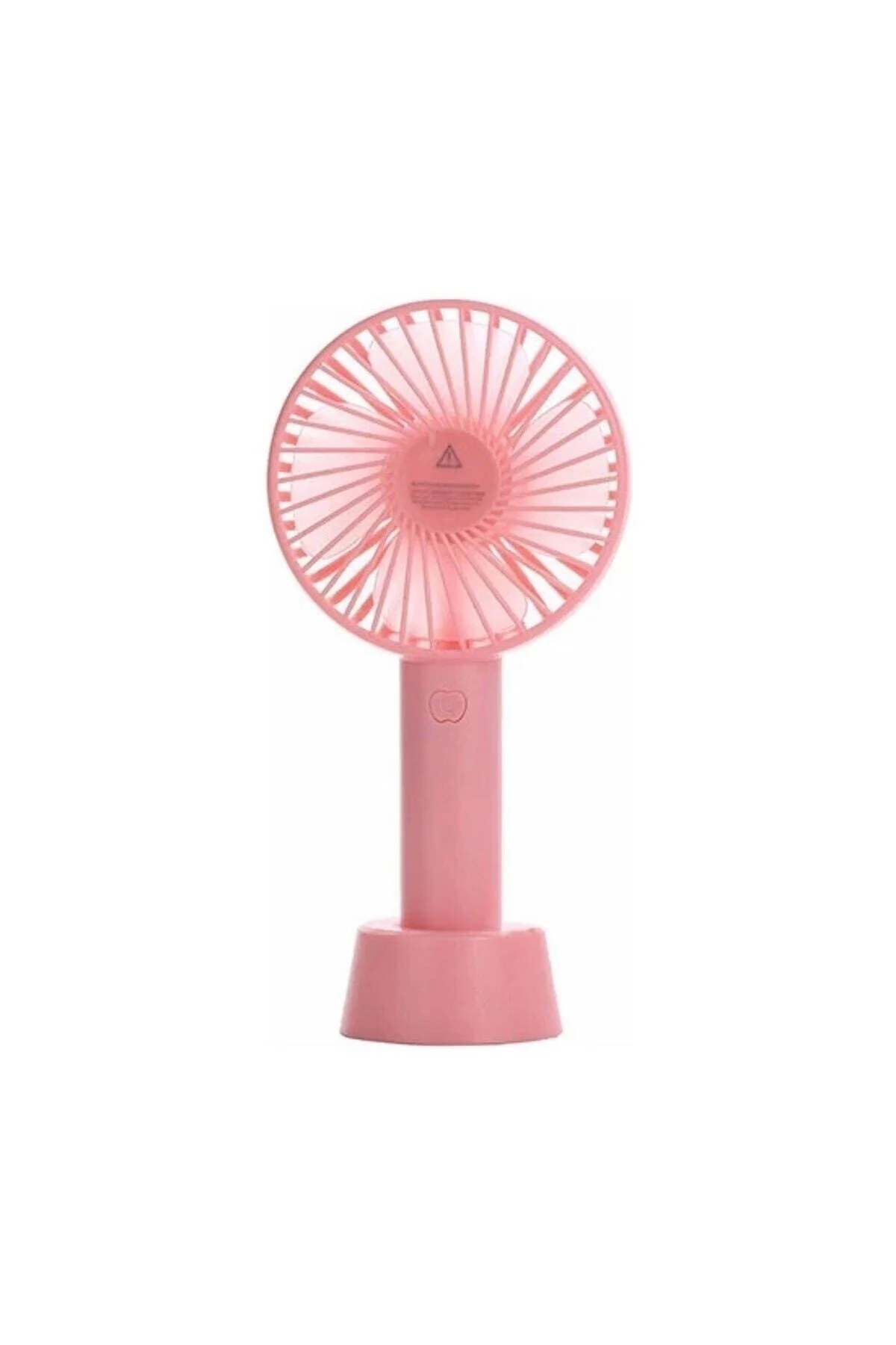 Şarjlı Fan Mini Taşınabilir El Ve Masa Üstü 3 Kademeli Standlı Vantilatör Fan Pembe