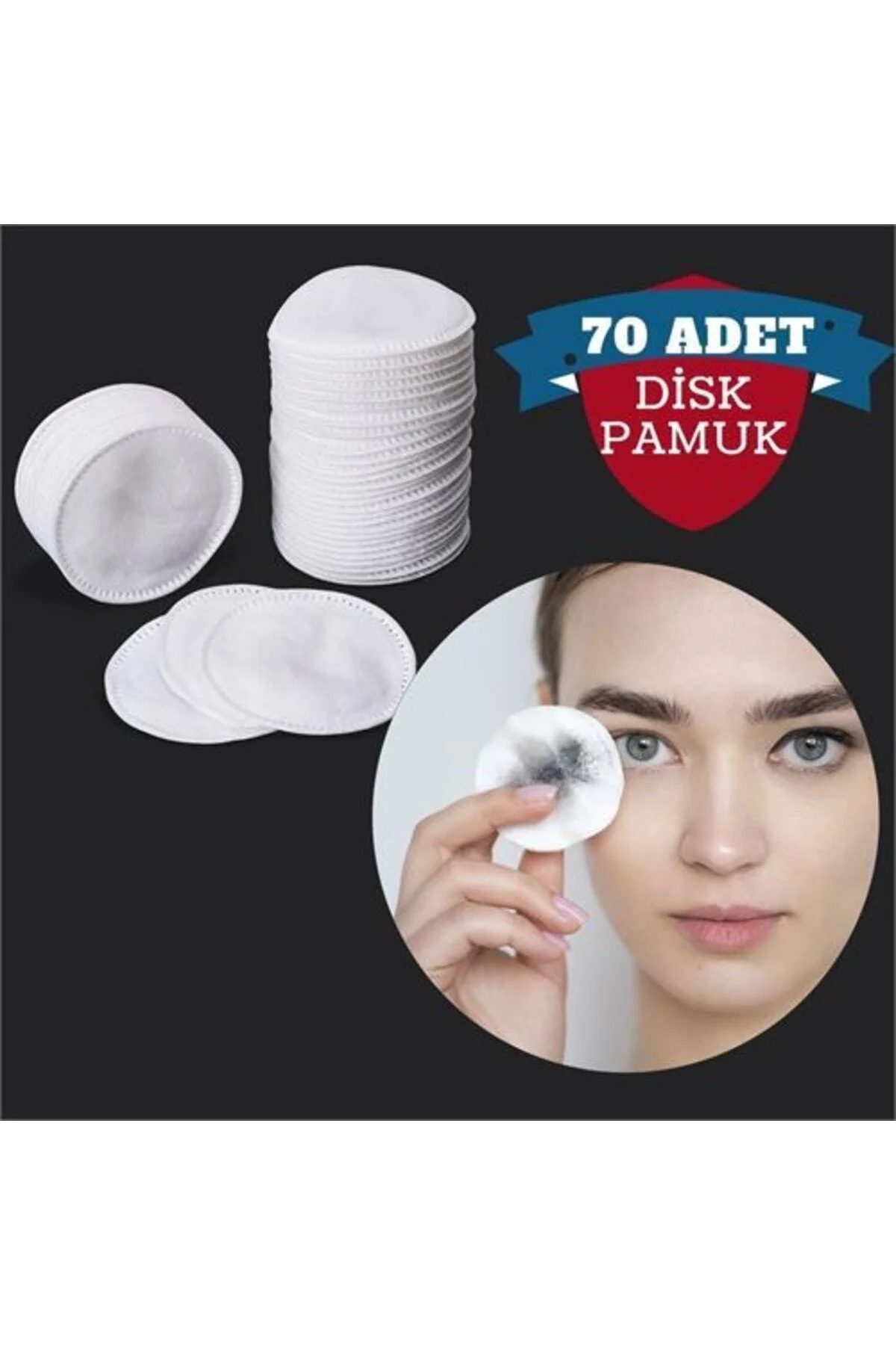 70 Adet Kozmetik Disk Pamuk