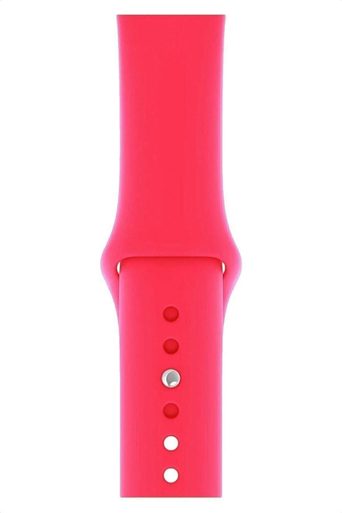 Apple Watch Uyumlu1 2 3 4 5 6 7 Se 38mm Uyumlu Klasik Silikon Kordon Kayış Kayalık Barbie Pink - pazariz Görsel 2