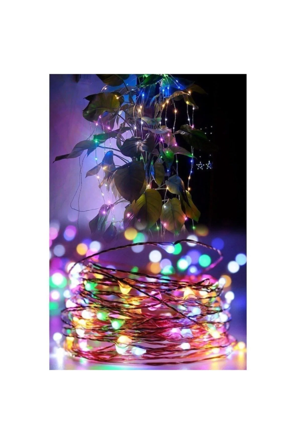 Yeni Nesil 5 m Pilli Peri Led İnce Tel Dekoratif Led
