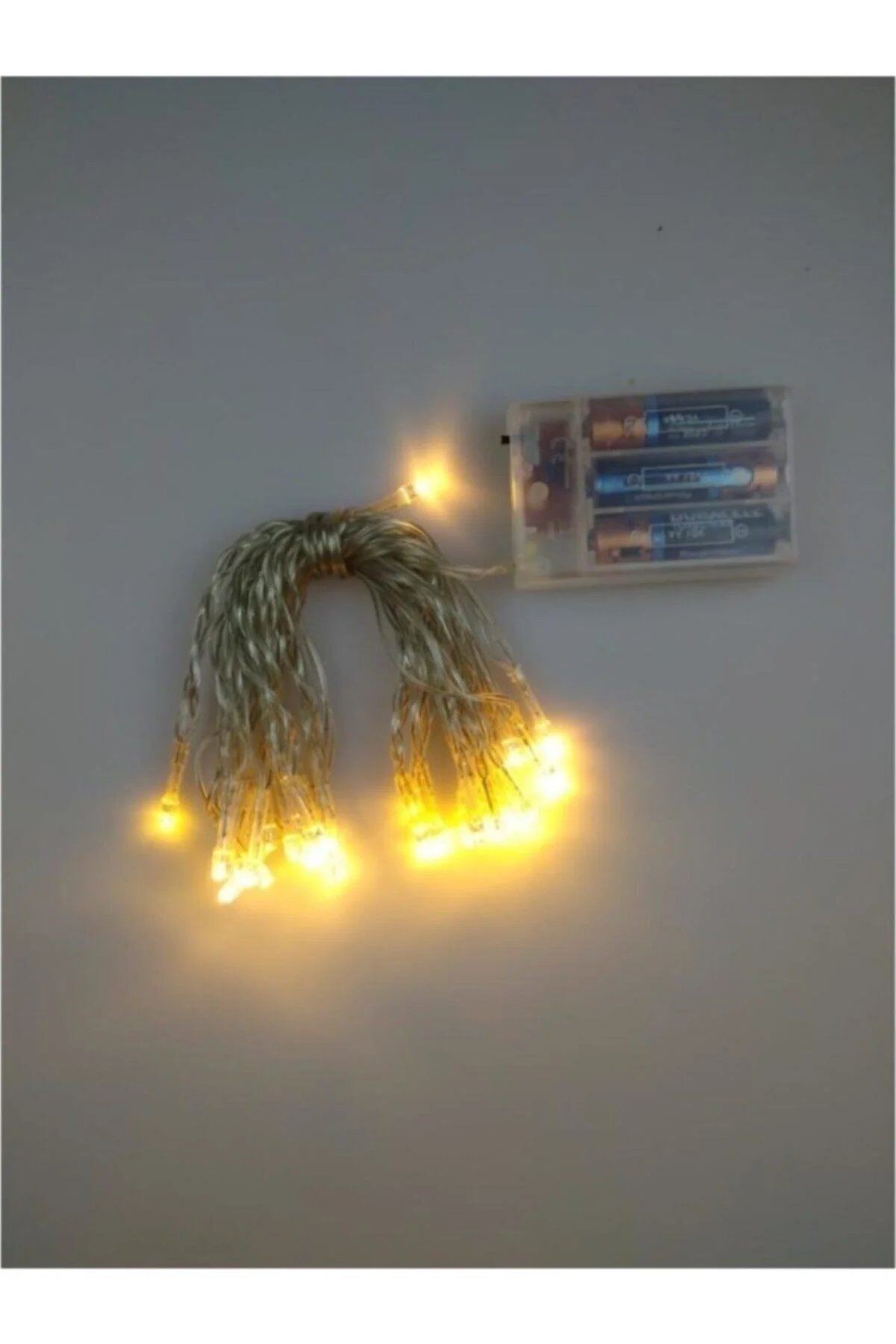 5mt Peri Günışığı 50 Led Pilli Noel Parti Yılbaşı Ağaç Dekor Aydınlatma Lamba Animasyonlu Süsleme