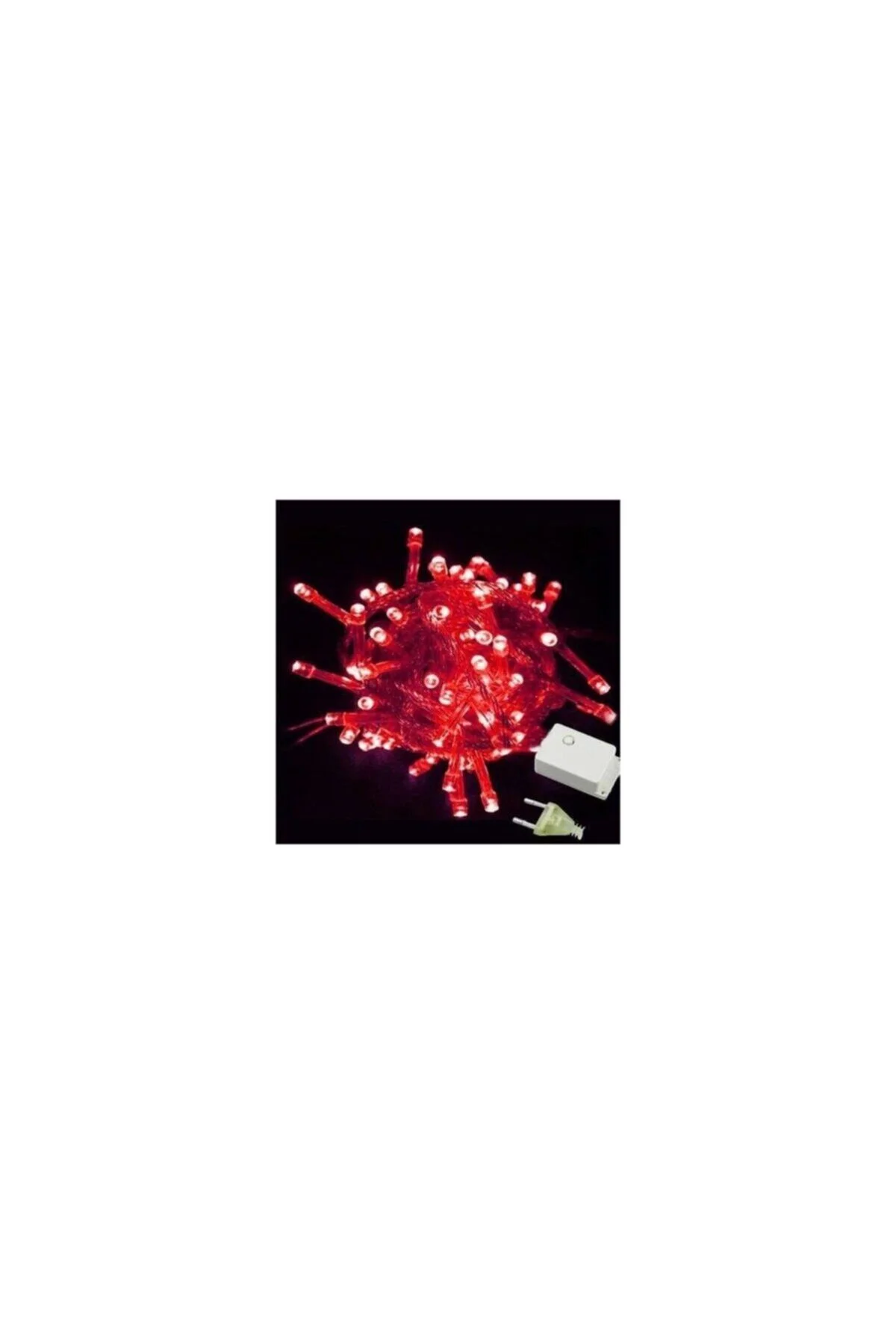 10 Metre 100 Led Kımızı Renk Süs Işık