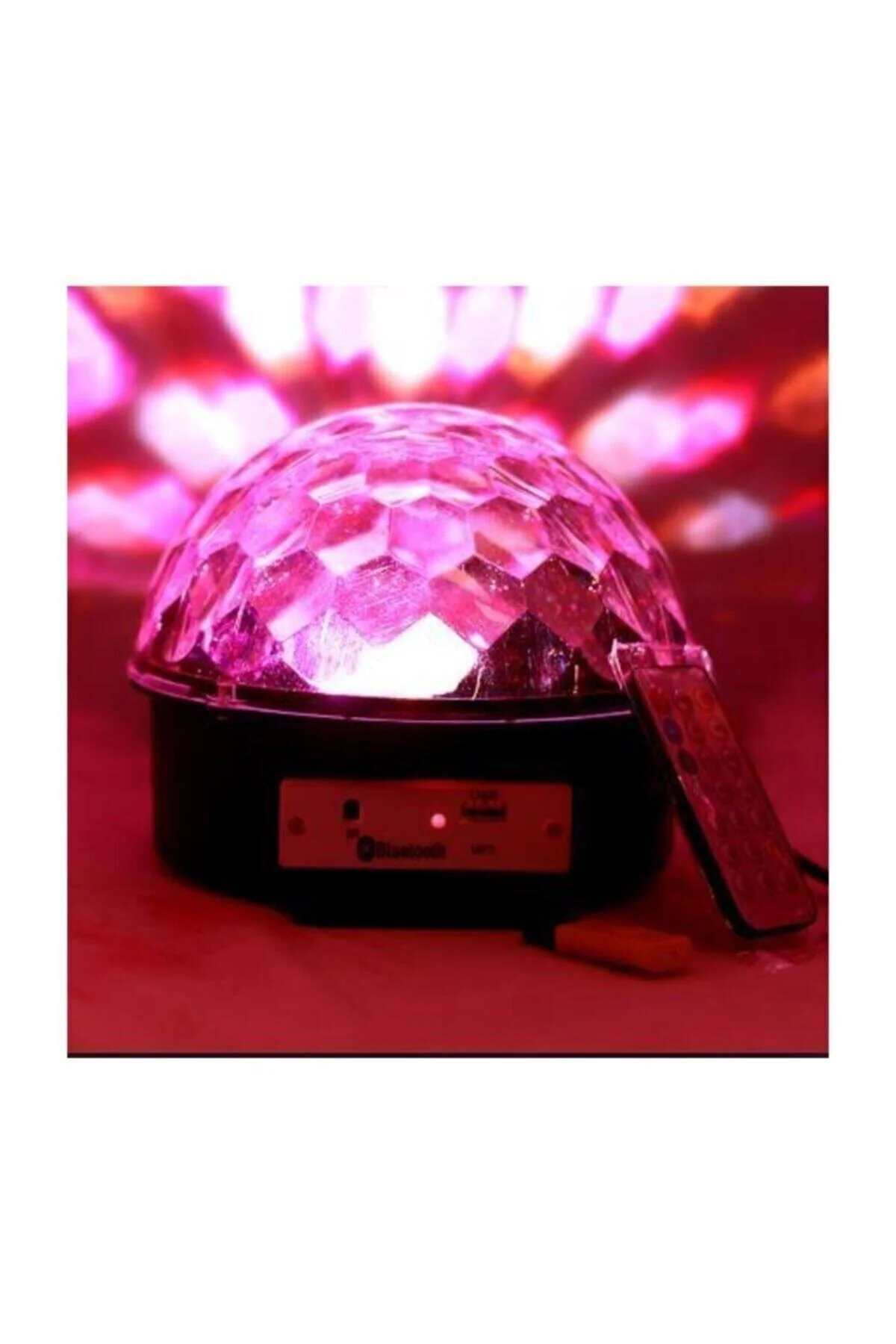 Disko Topu Rgb Ledli Bluetooth Hoparlör Sese Duyarlı -kumandalı - pazariz Görsel 4