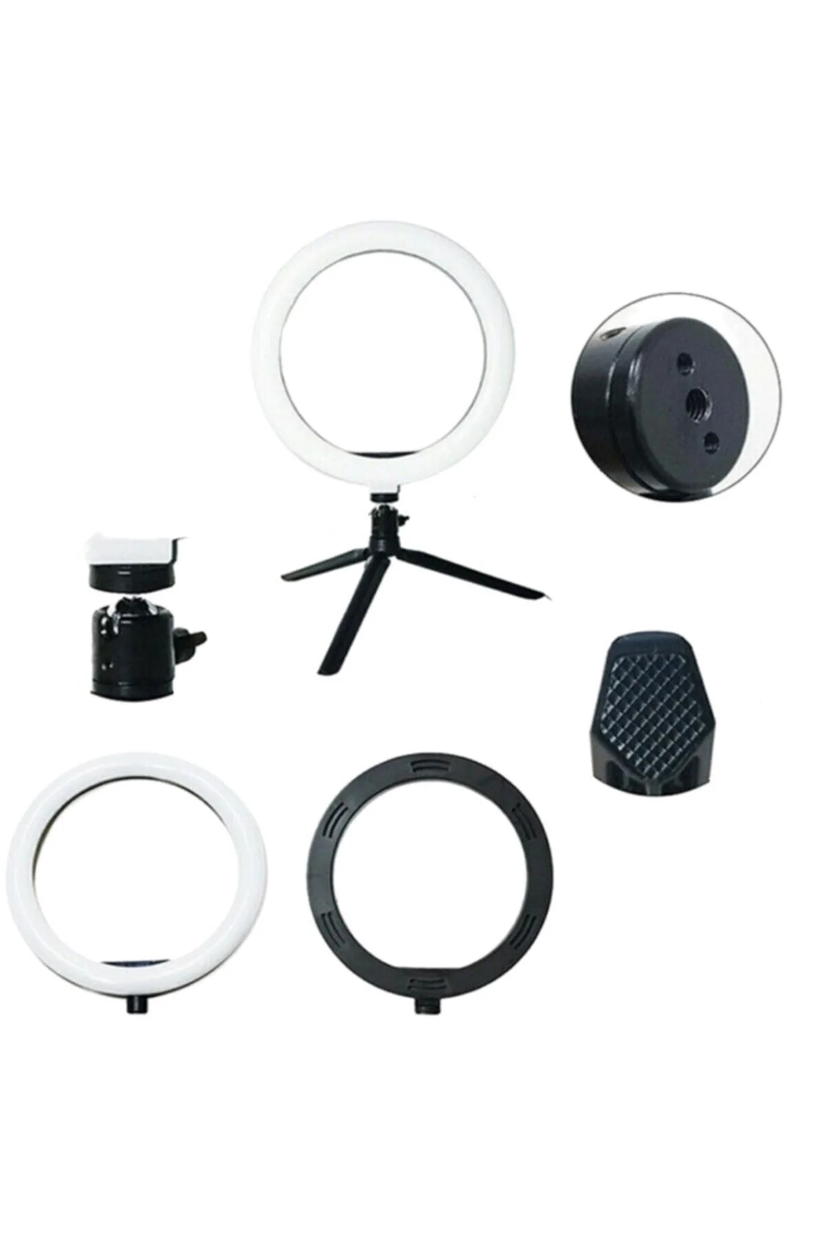 10inç 26cm Youtube Instagram Tiktok Selfie Stüdyo Video Fotoğraf Ring Light Tripod Led Halka Işık