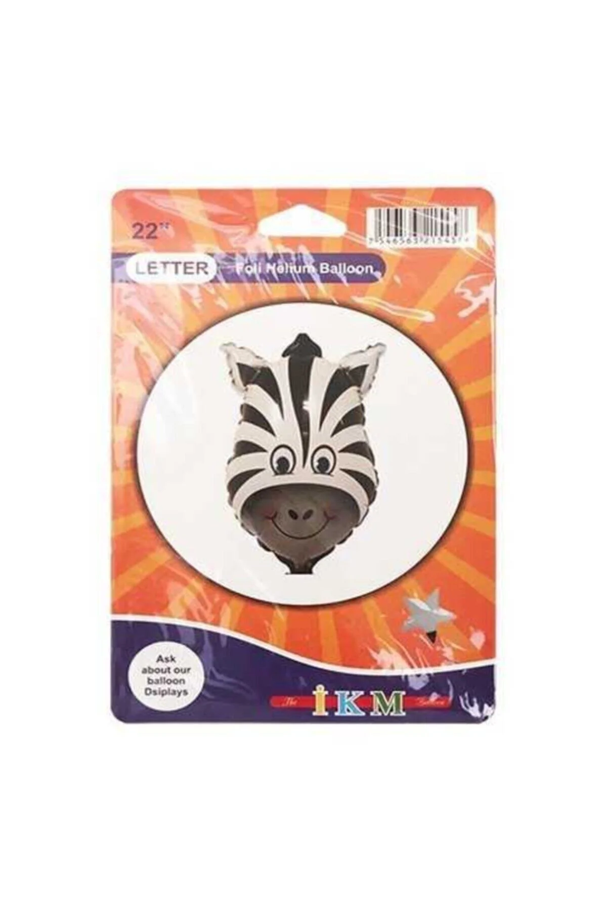 Fırsat Ayı Zebra Folyo Balon 1 Adet - ikm balon Görsel 2