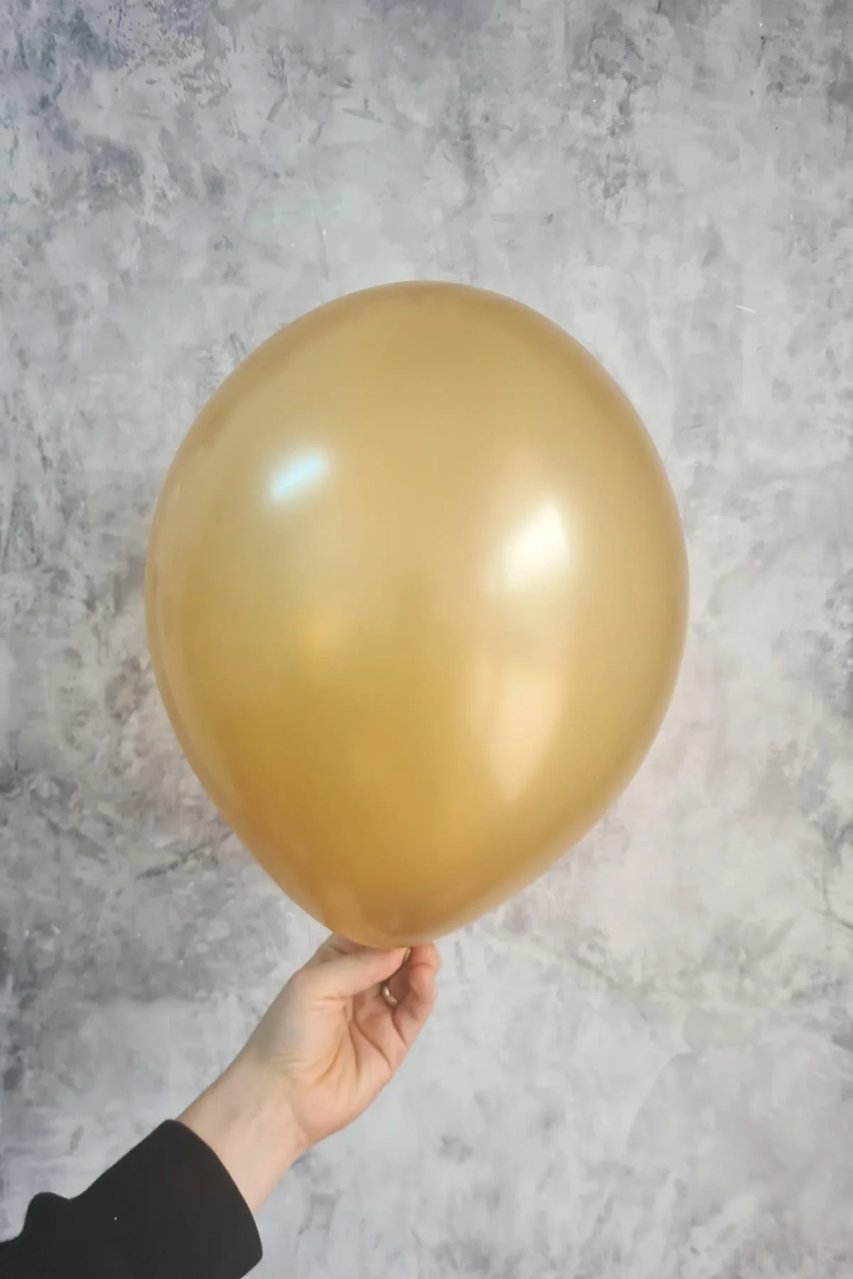 Metalik Gold Balon 12" 30 Cm Metalik Balon 10lu Paket - PEKSHOP Görsel 2