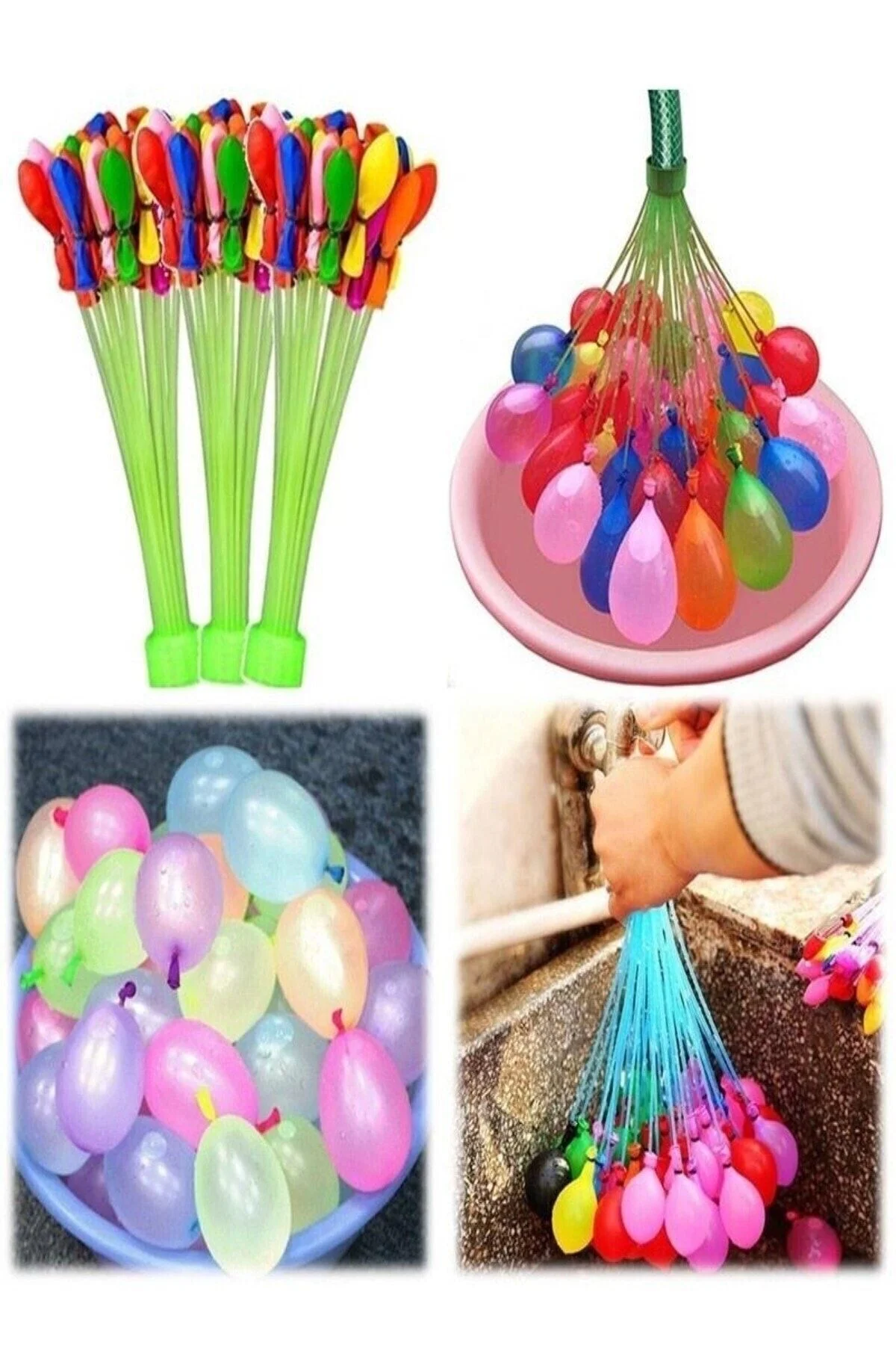 37 Adet Su Balonu Ve Su Balon Sihirbazı Doldurma Aparatı Oyuncağı - PEMBECİN Görsel 2