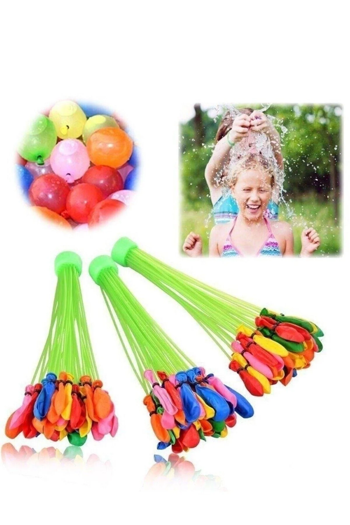 37 Adet Su Balonu Ve Su Balon Sihirbazı Doldurma Aparatı Oyuncağı - PEMBECİN Görsel 3