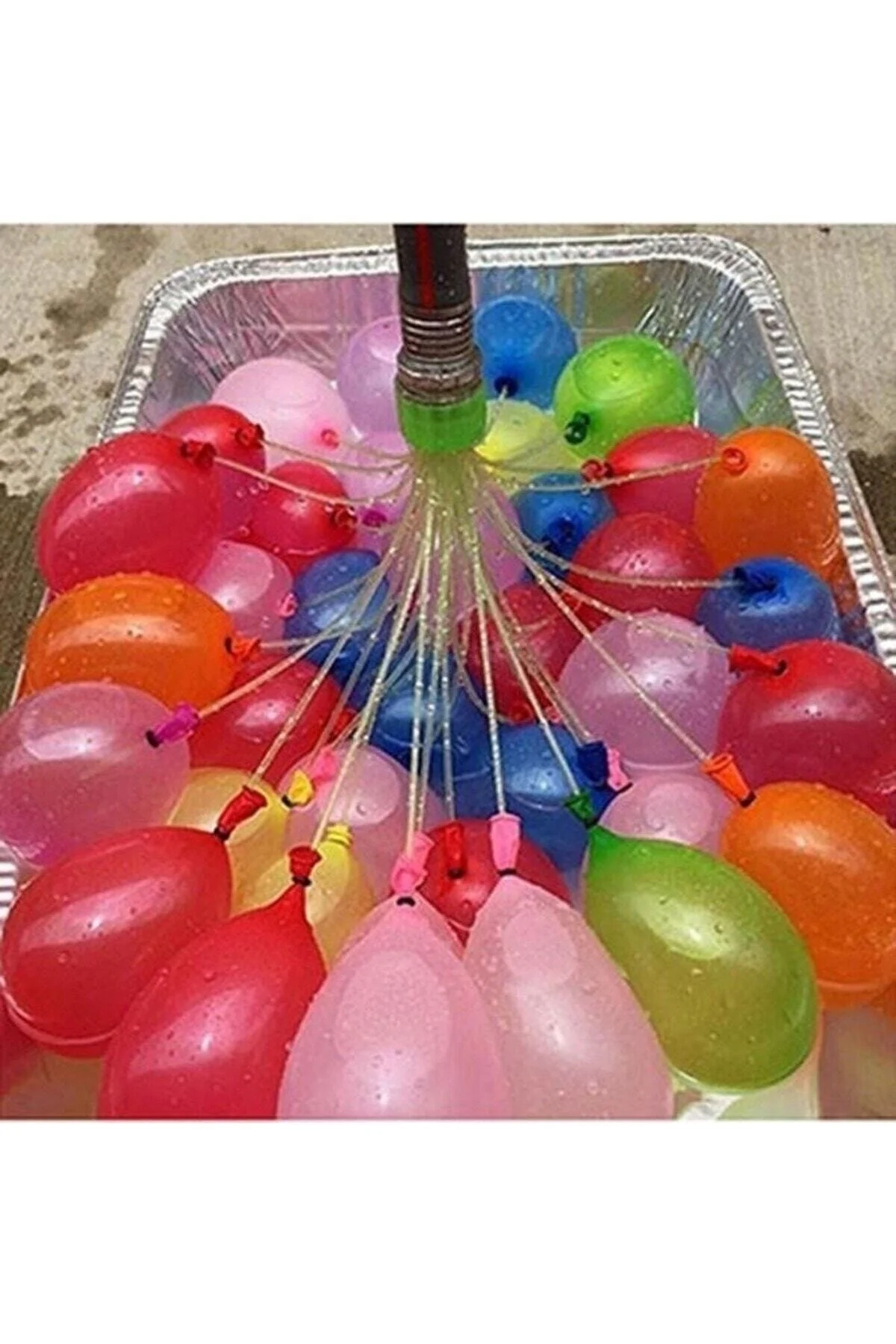 Su Balonu Yaz Plaj Partisi Su Balonu Bombası Savaşı Oyuncak Balon Doldurma Aparatı 74 Ad - pazariz Görsel 5