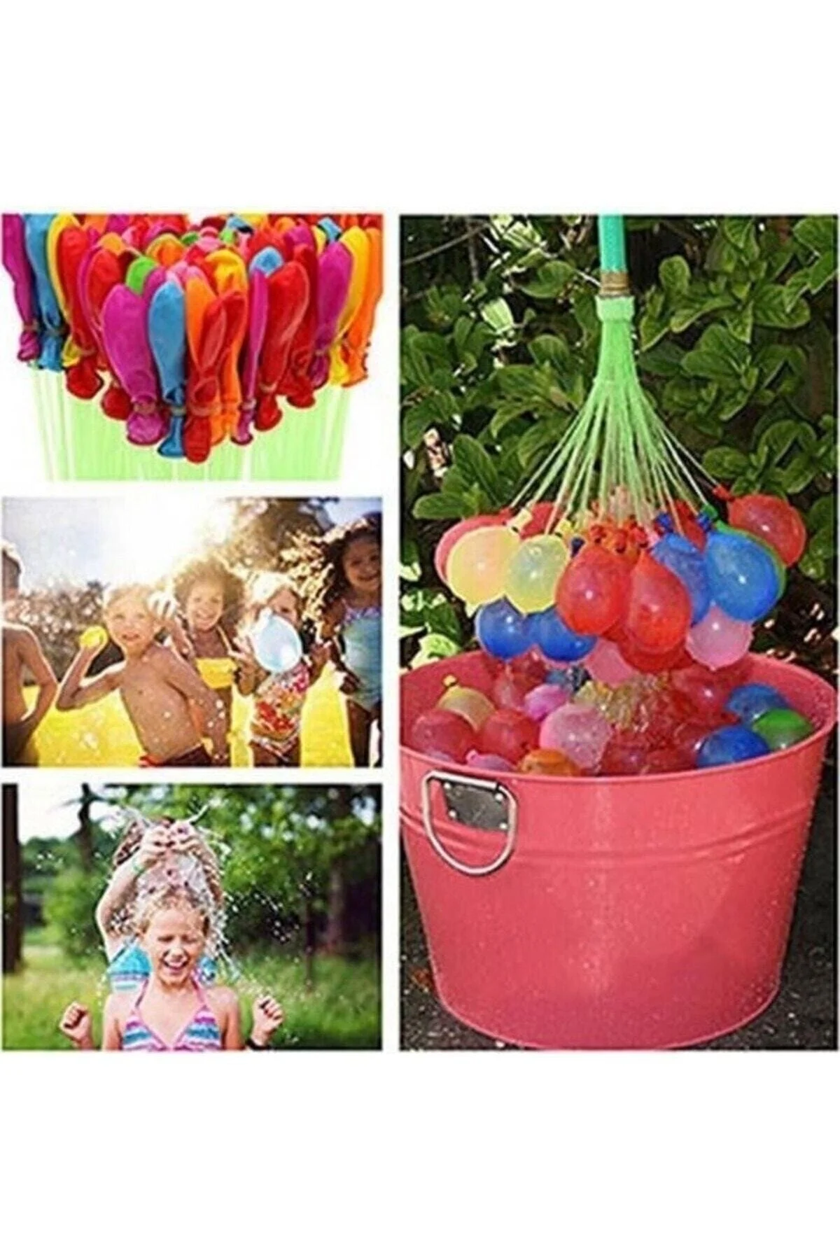 Su Balonu Yaz Plaj Partisi Su Balonu Bombası Savaşı Oyuncak Balon Doldurma Aparatı 111 Ad - pazariz Görsel 2