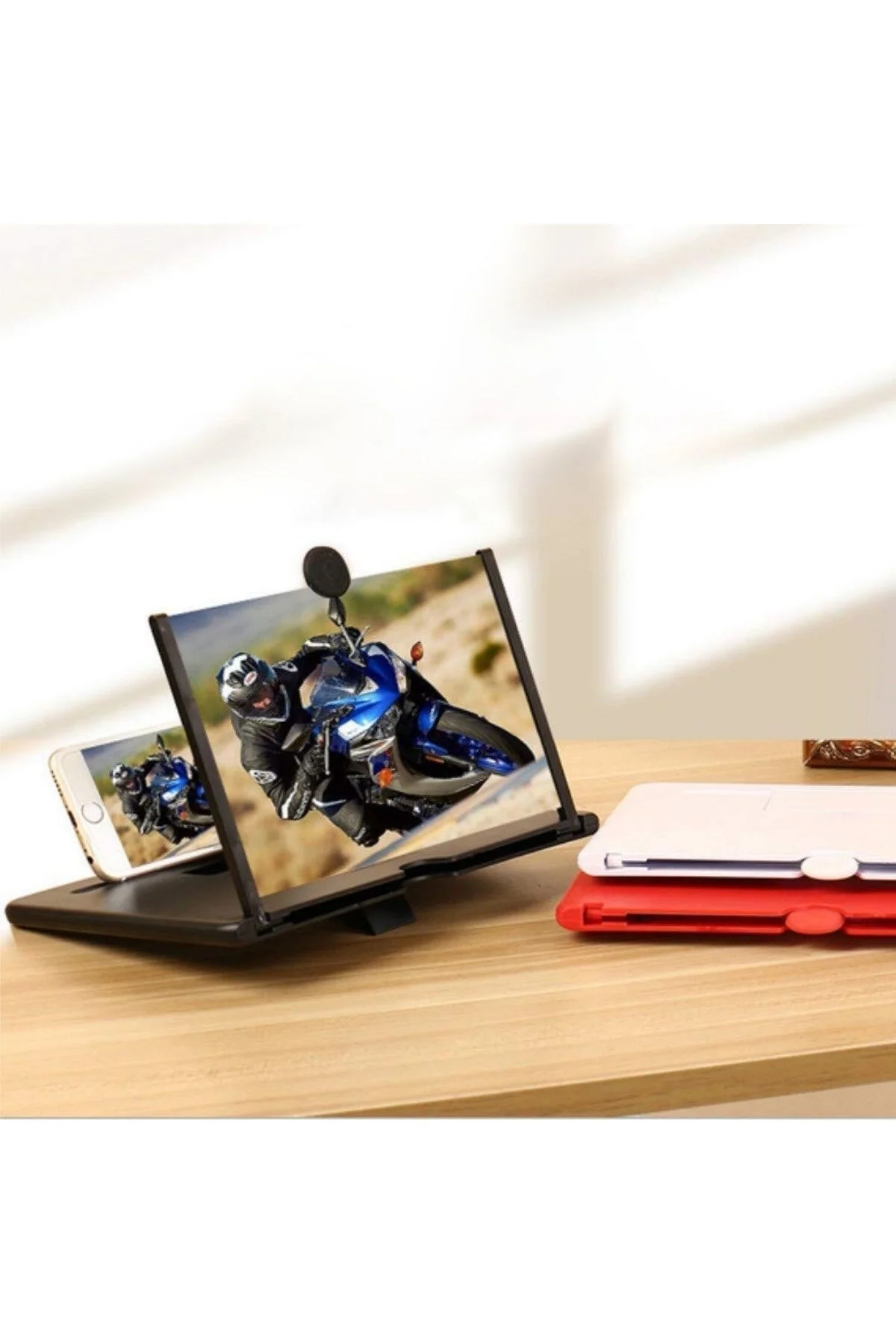 3D SİNEMA Telefon ve Tablet Ekran Aparat 3 Farklı Renk Çeşidi - Aklow akyoleticaret Görsel 2
