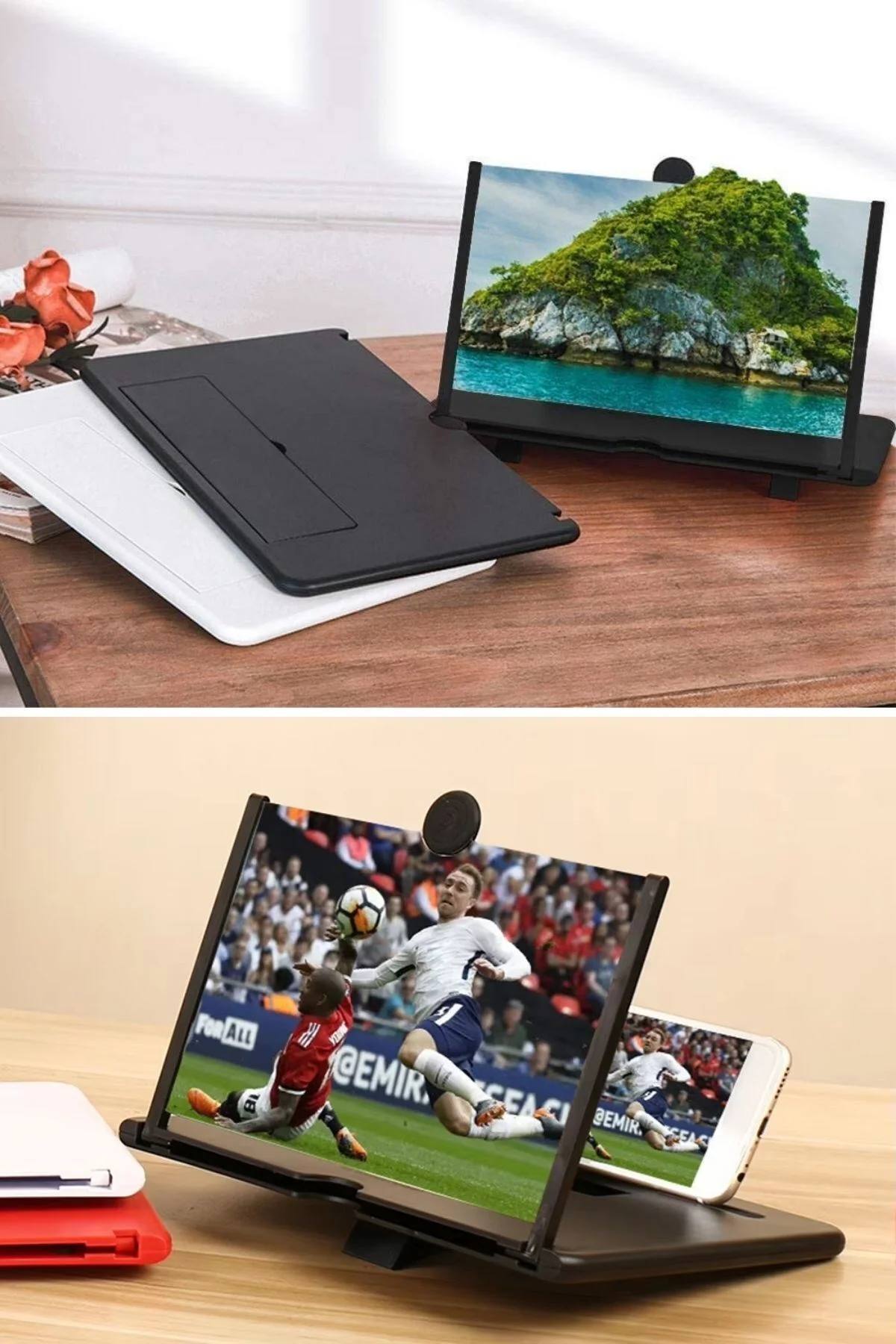 3D SİNEMA Telefon ve Tablet Ekran Aparat 3 Farklı Renk Çeşidi - Aklow akyoleticaret Görsel 6
