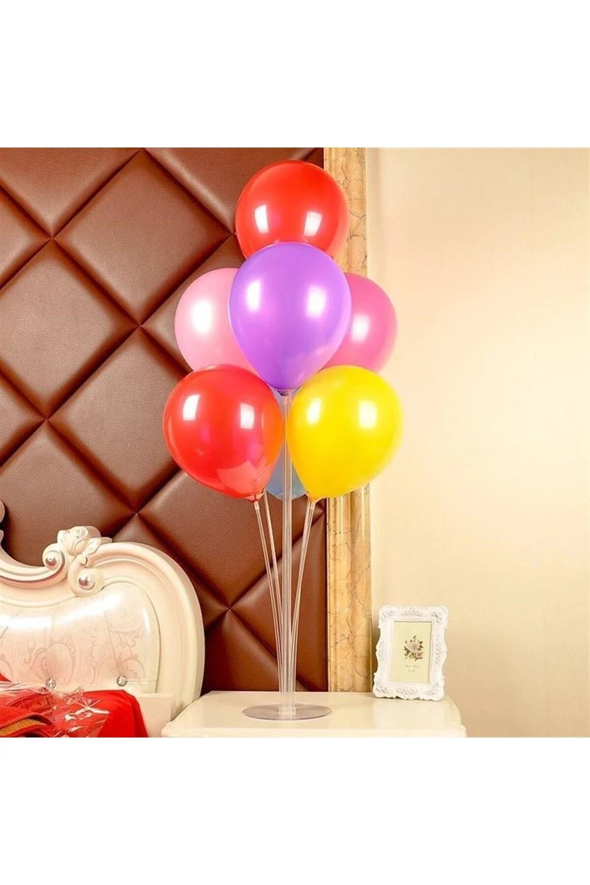 Balon Standı 75 Cm Beyaz