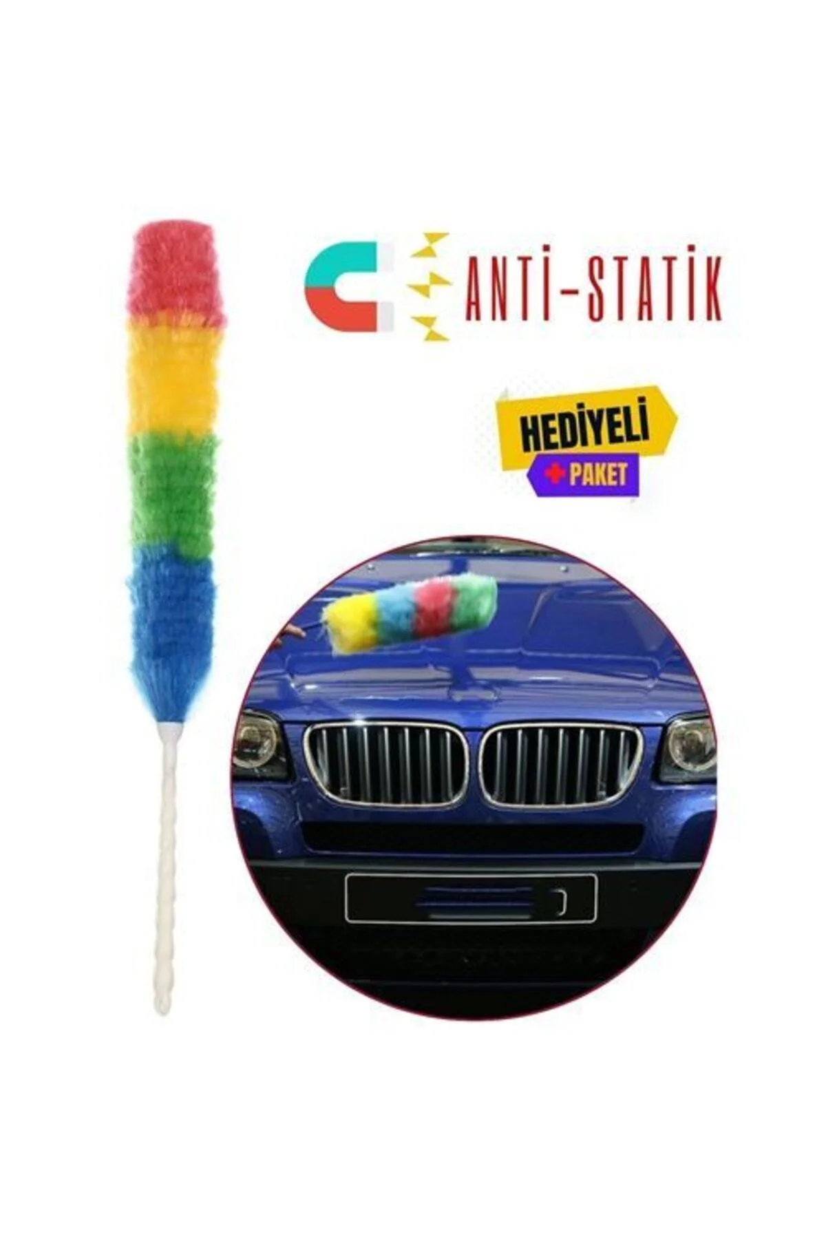 12+2 Adet Duster Anti-statik Toz Alma Püskülü