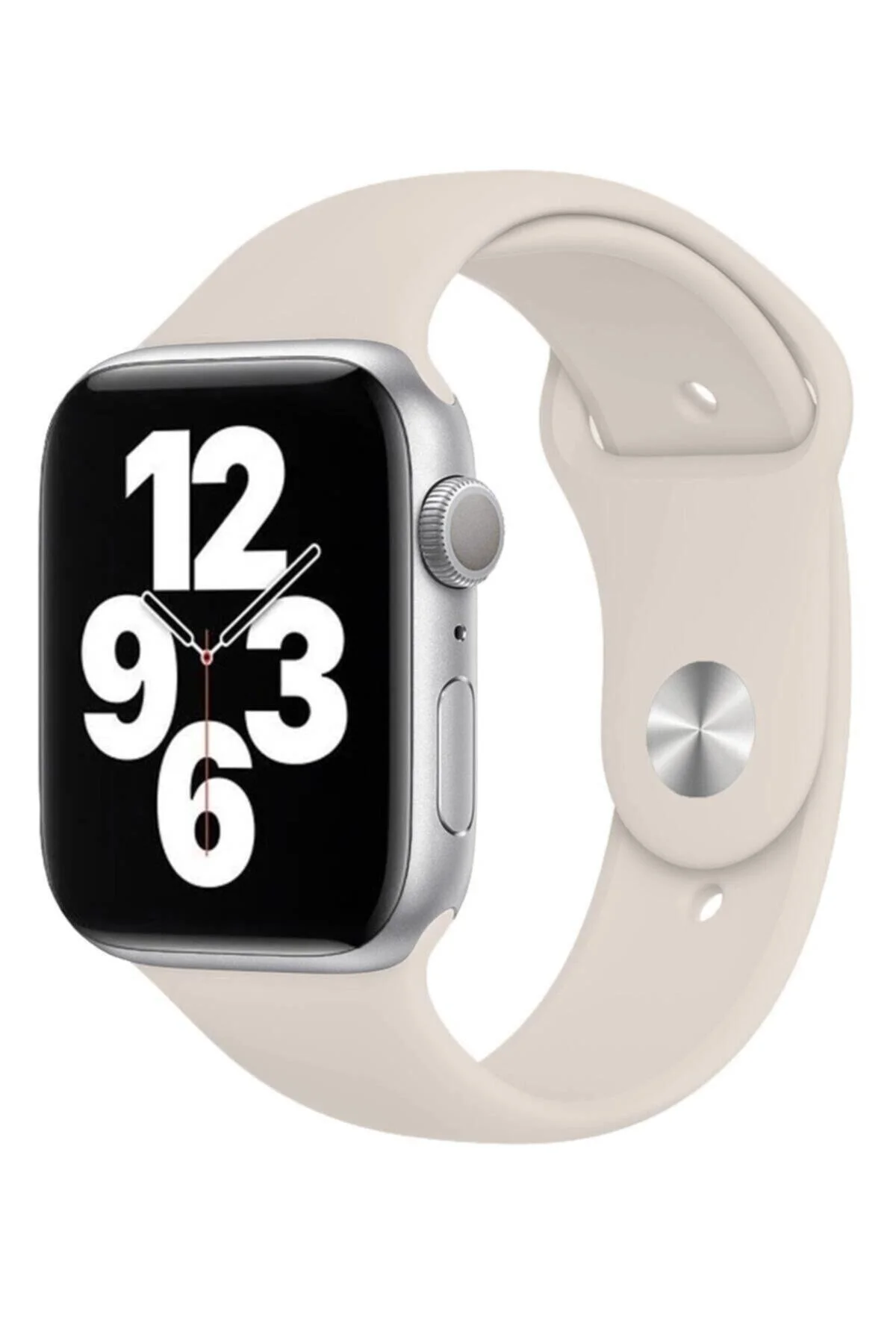 Apple Watch Uyumlu Seri 8 7 6 5 4 3 2 38mm-40mm-41mm S/m Spor Silikon Kordon