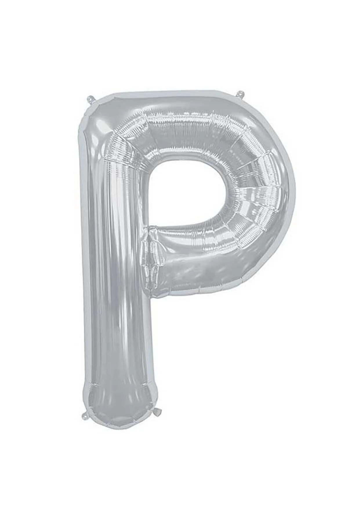 P Harf Folyo Gümüş Balon Küçük 35 Cm
